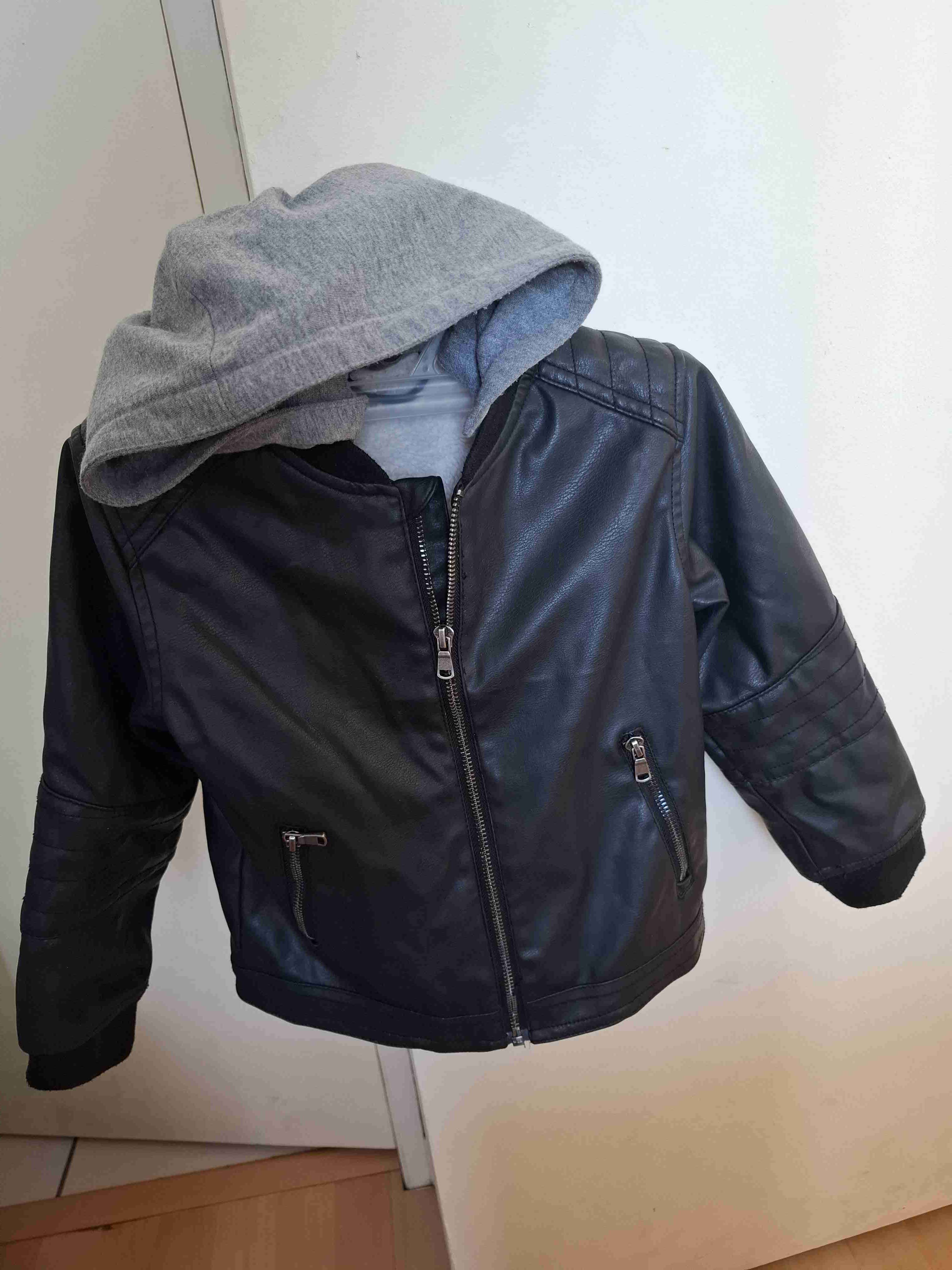 Chaqueta negra infantil H&M - miniatura 4