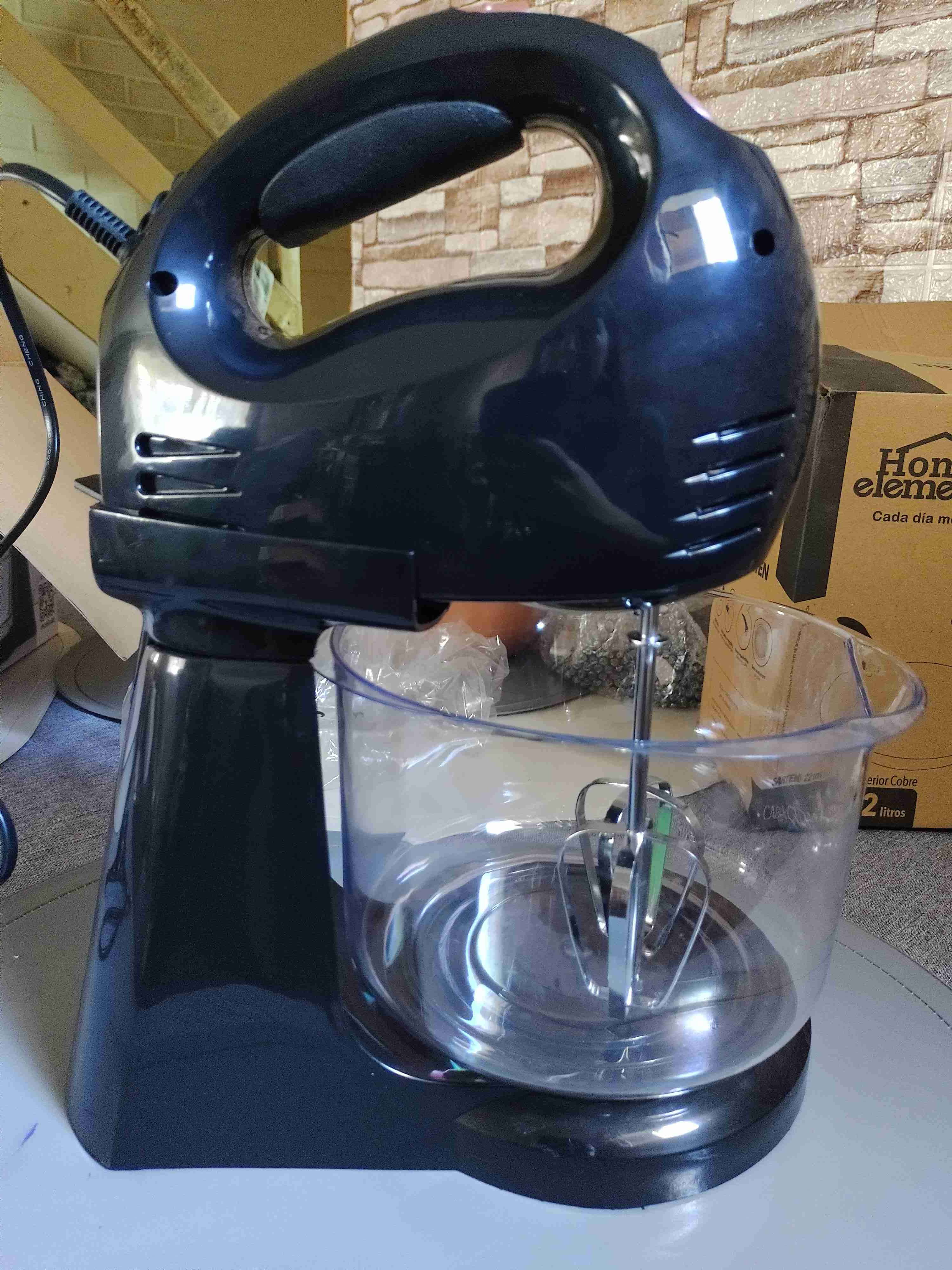 Batidora eléctrica negra - 1