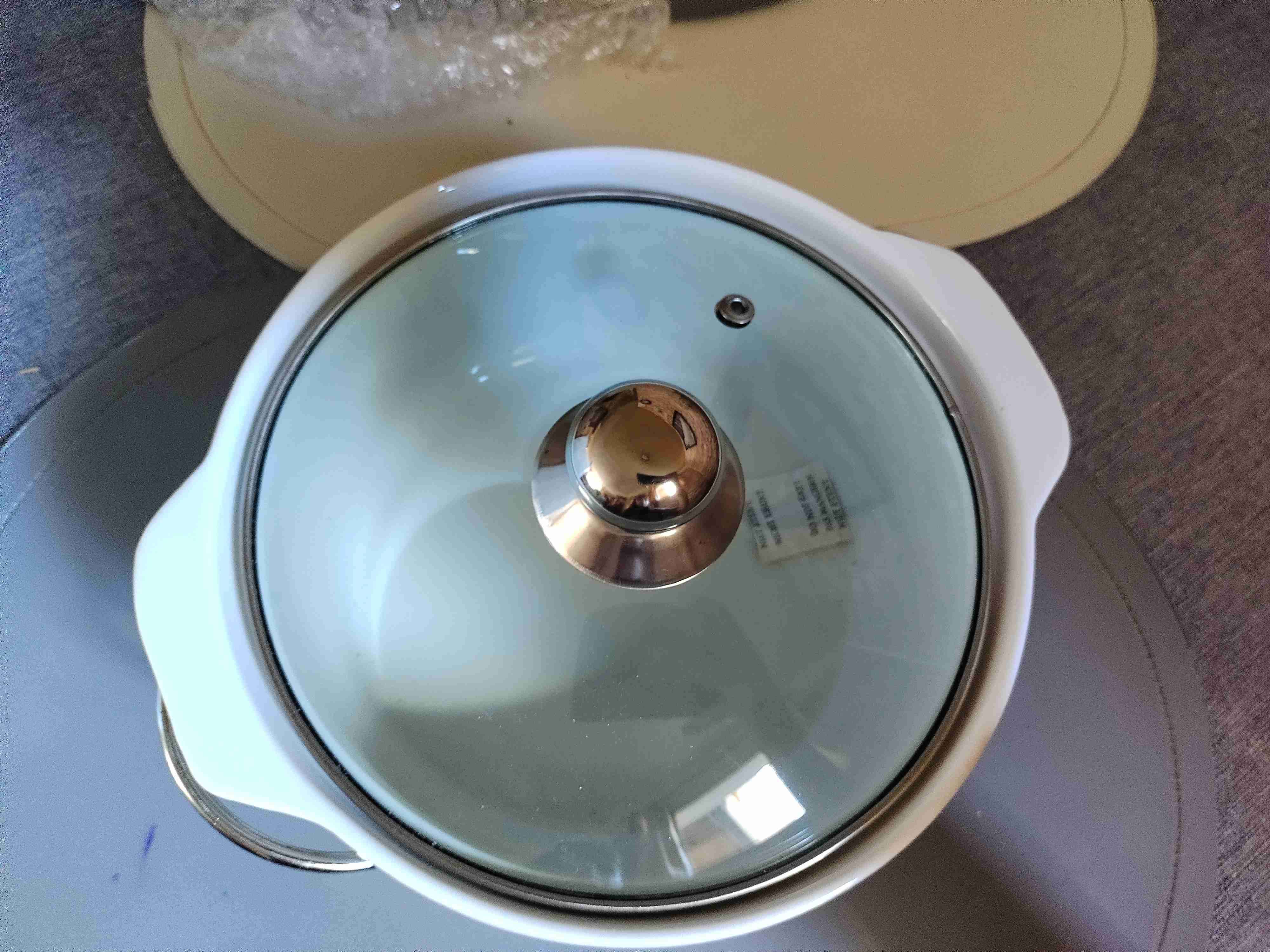 Olla esmaltada con estampado floral - miniatura 3