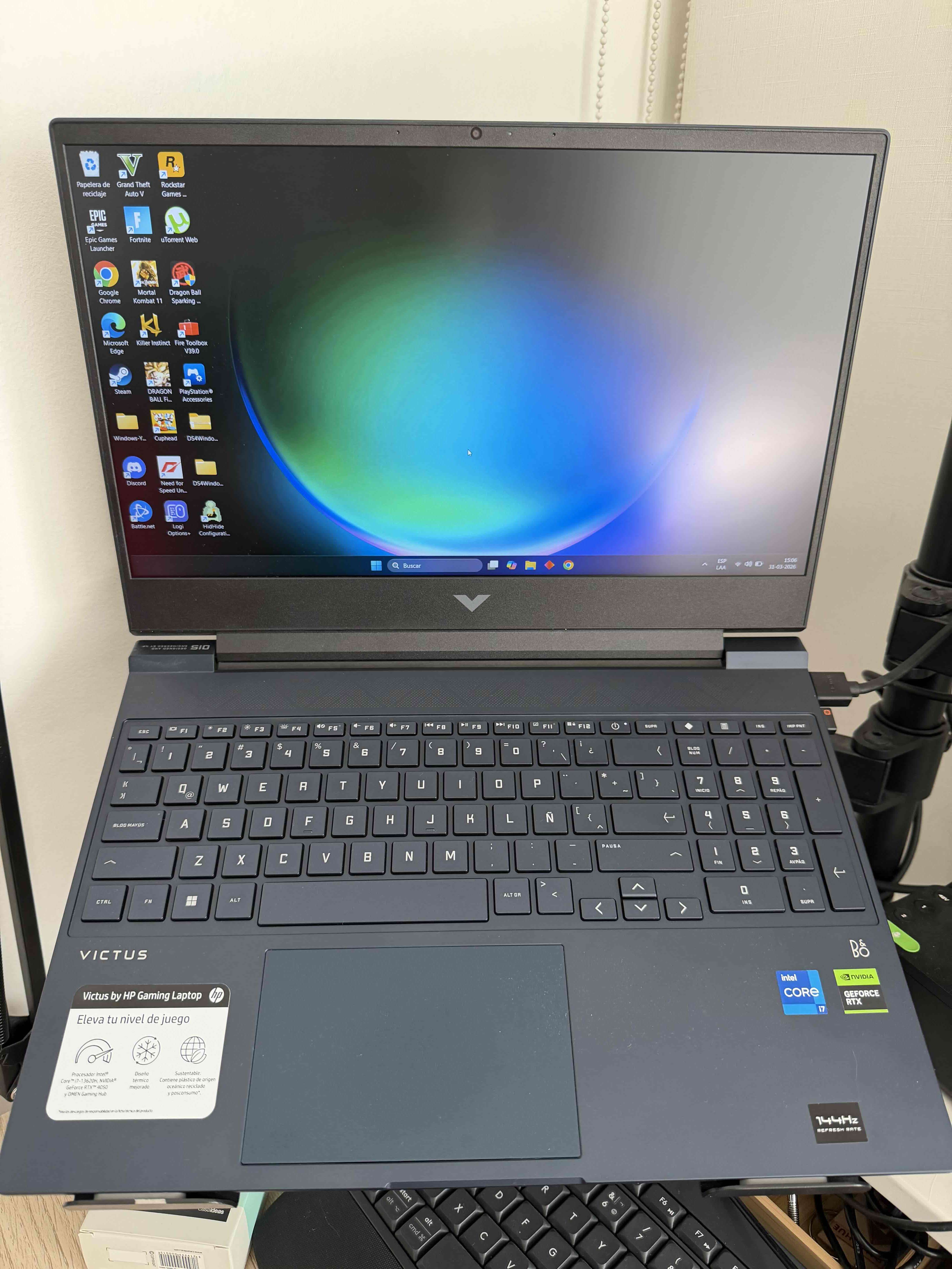 NOTEBOOK GAMER HP VICTUS 15-FA1097LA INTEL CORE I7 - miniatura 1