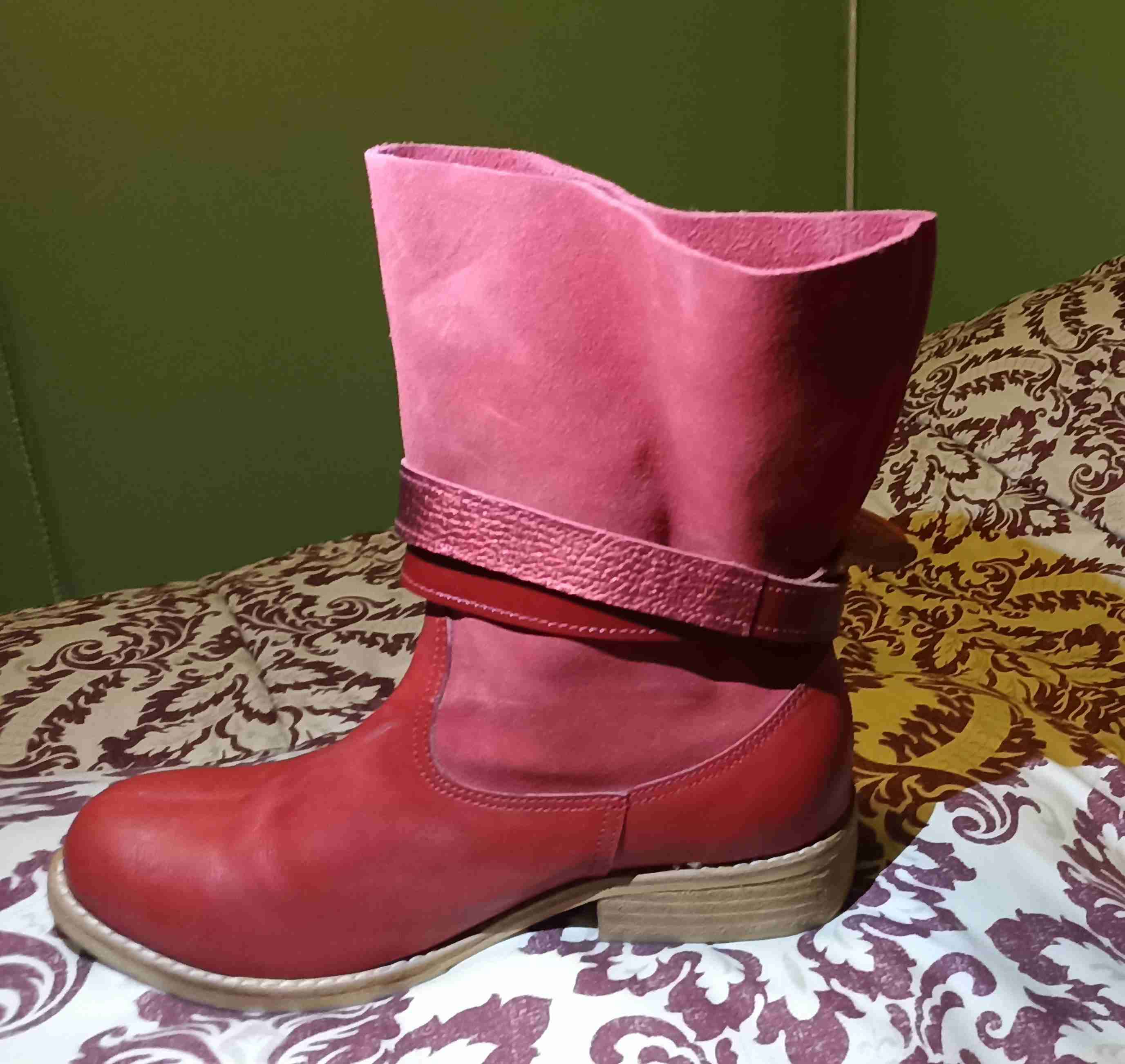 Botines rojos para mujer - 2