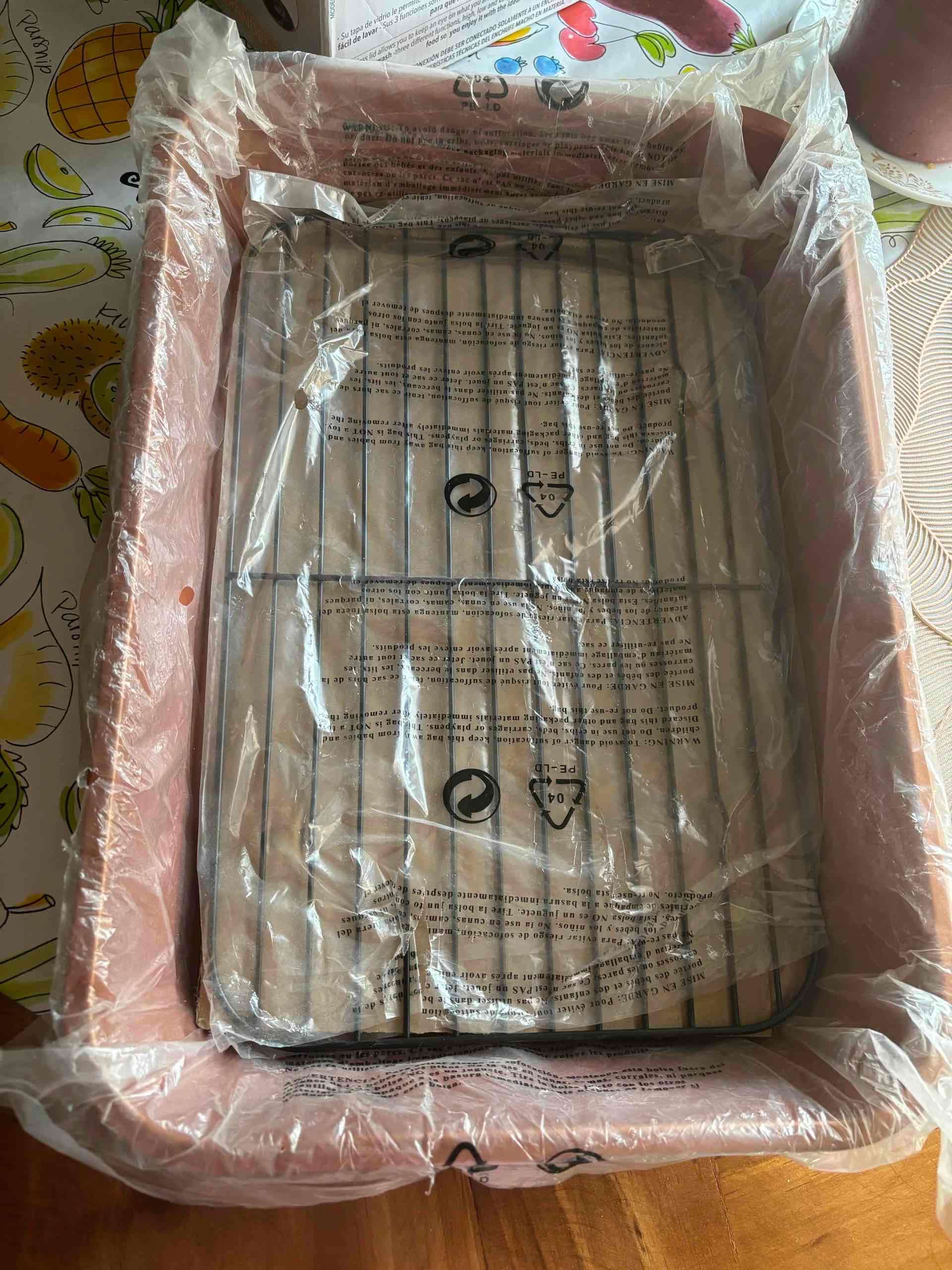 Fuente para hornear con rejilla - miniatura 3