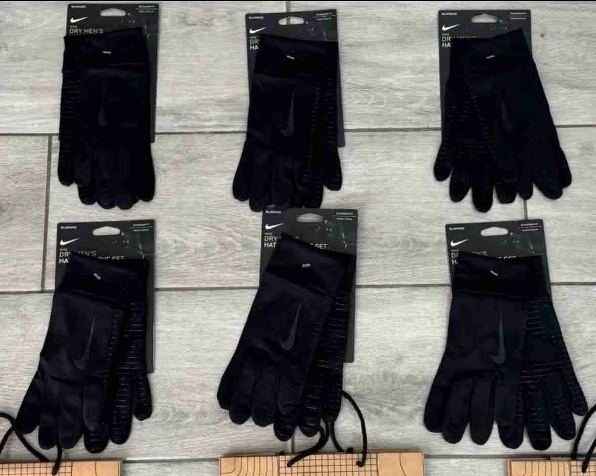 Guantes deportivos negros Nike - miniatura 2