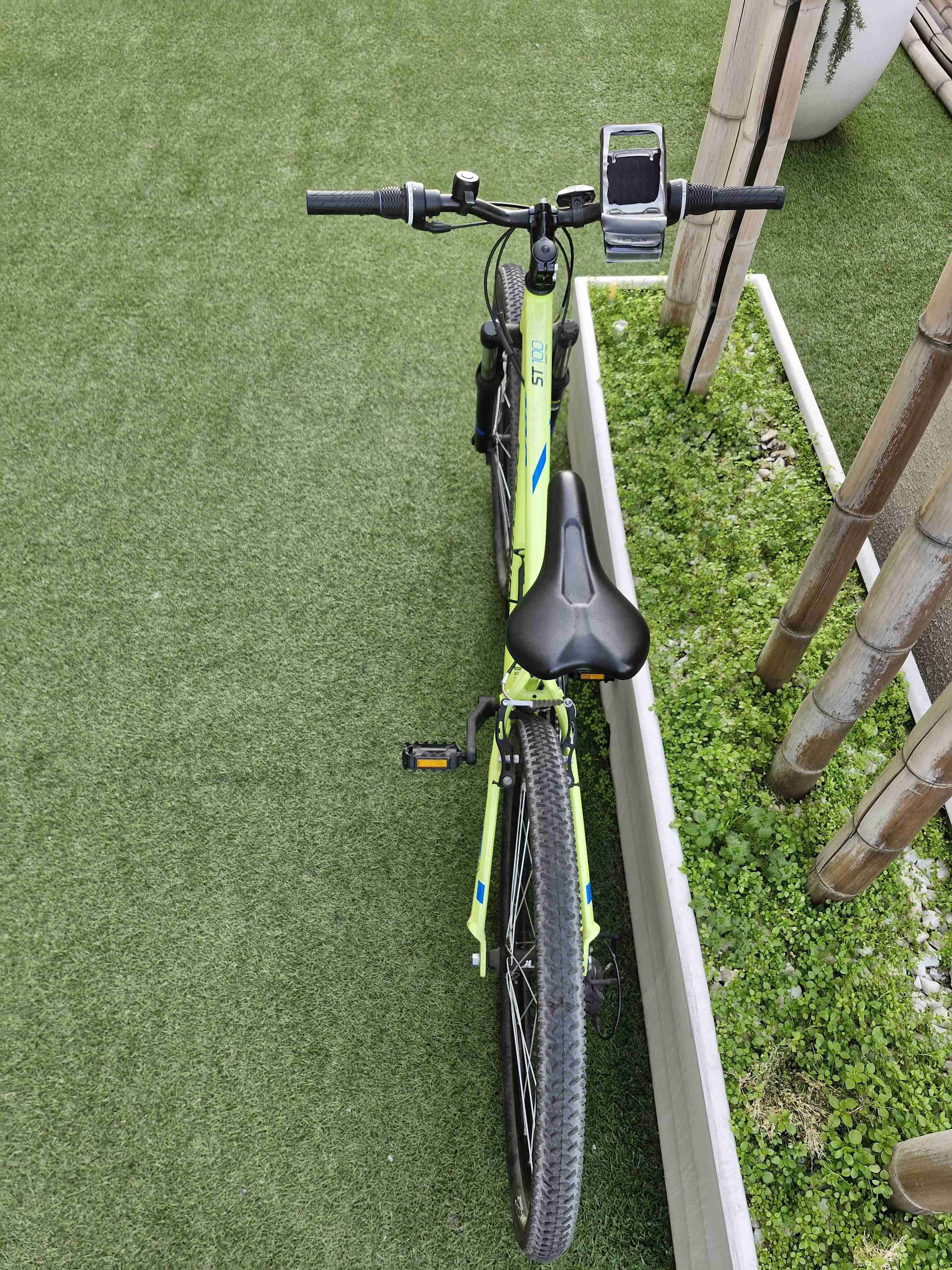 Bicicleta montaña Aluminio Rockrider verde - miniatura 4