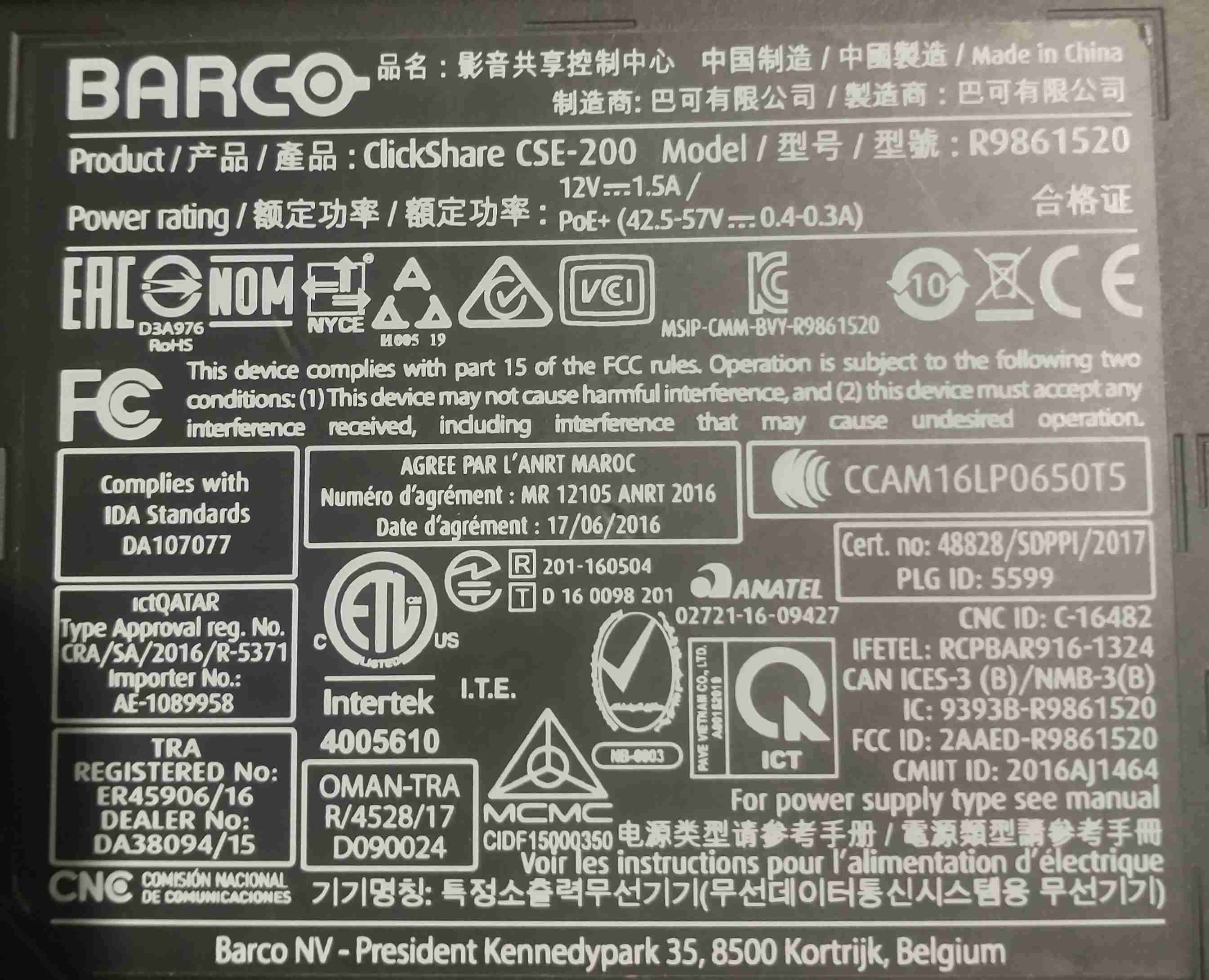 Barco ClickShare sistema inalámbrico - miniatura 4