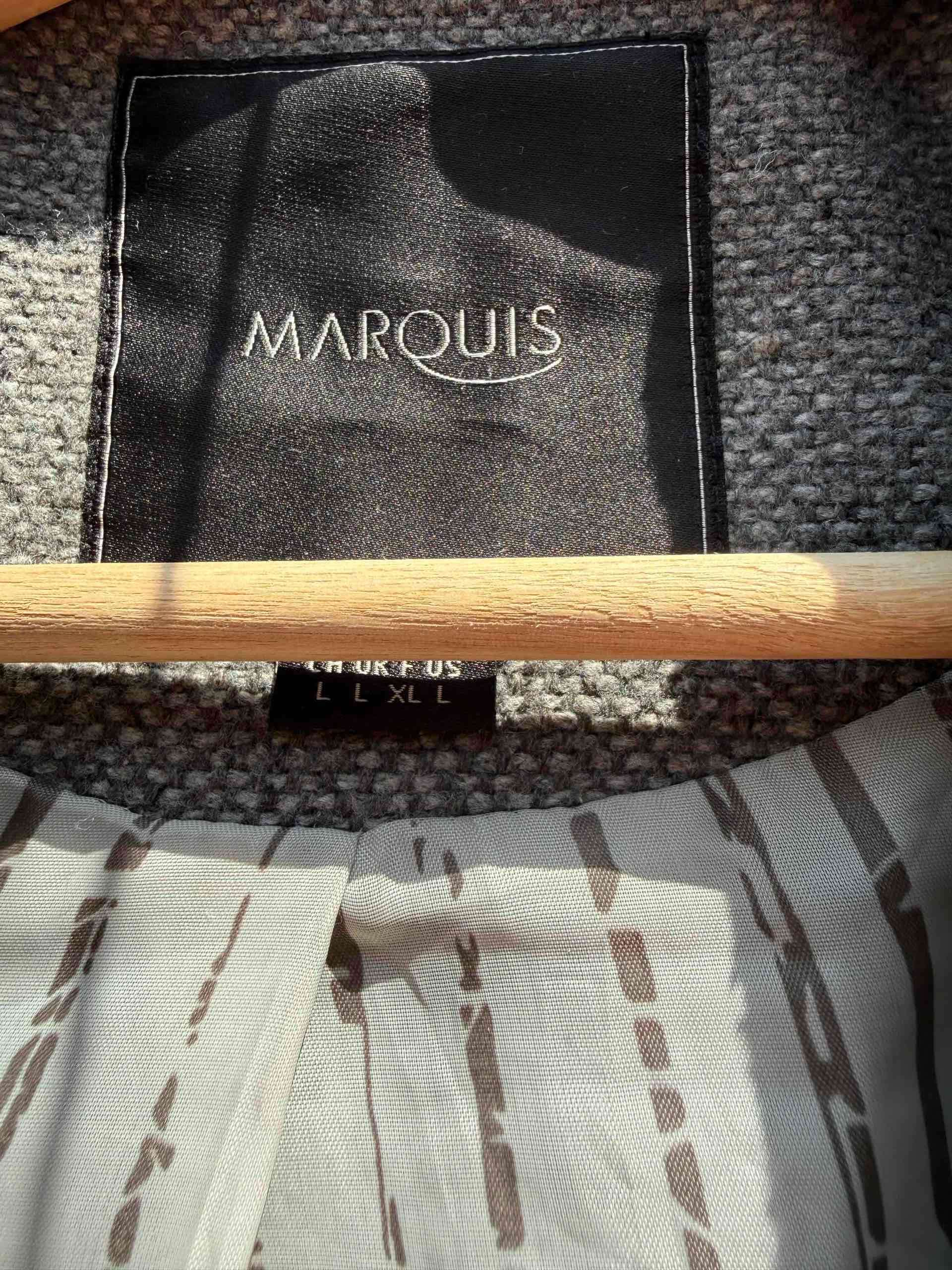 Abrigo gris de tela estructurada Marquis - miniatura 5