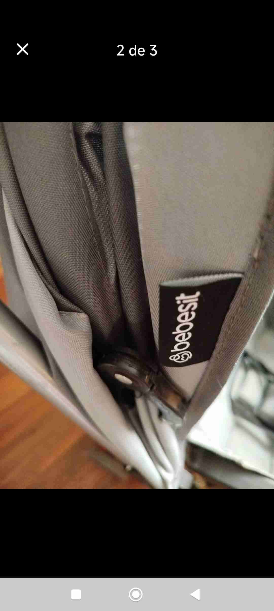 Coche de paseo gris - miniatura 2