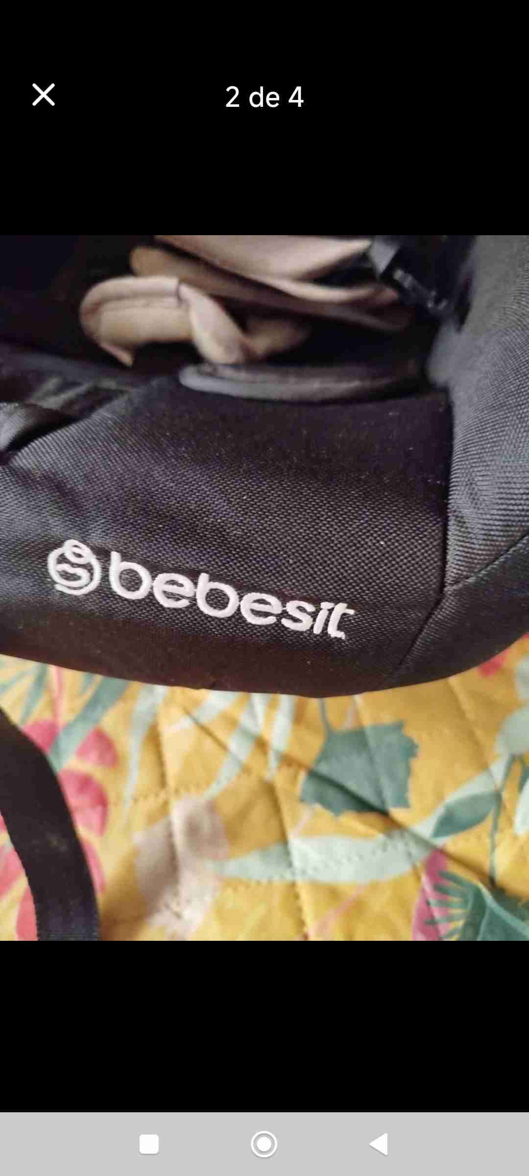 Silla de auto para bebé negra - miniatura 2