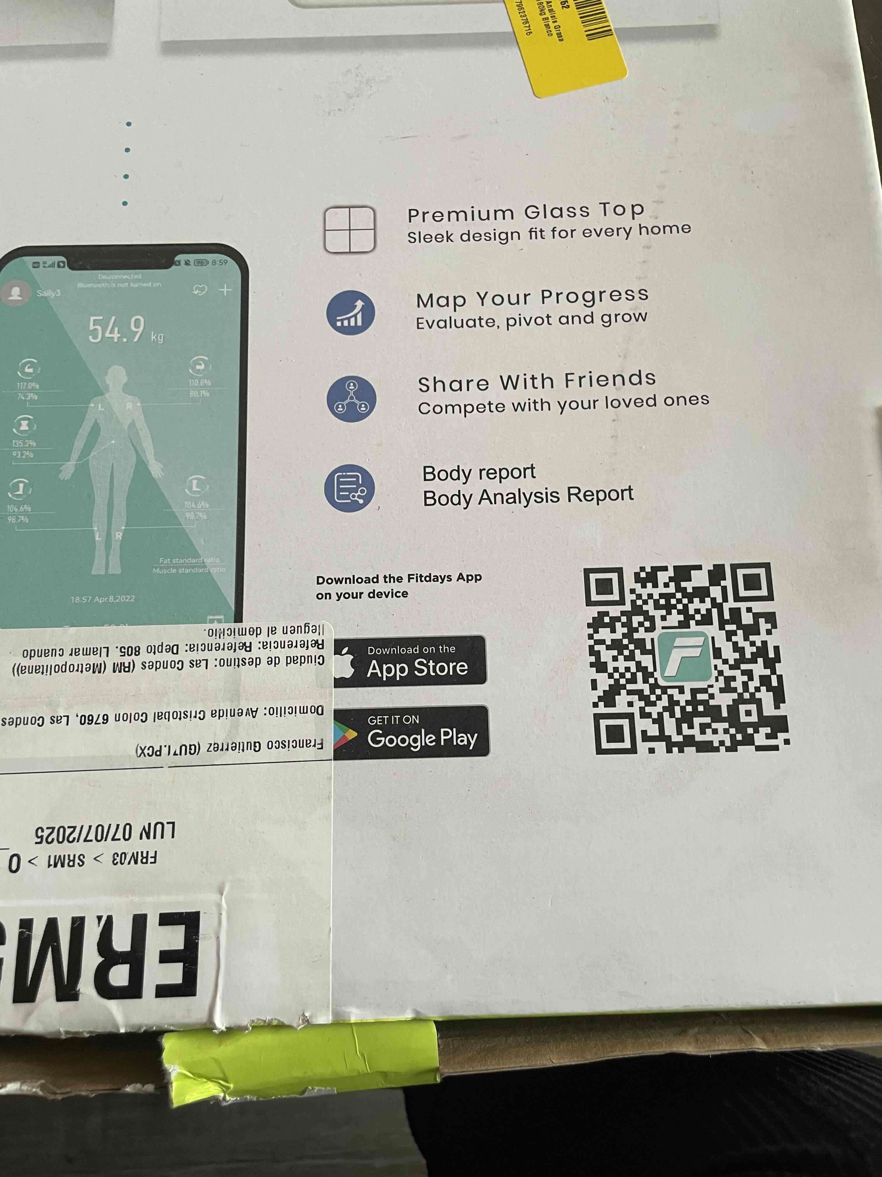 Báscula de bioimpedancia Body pro go - miniatura 6