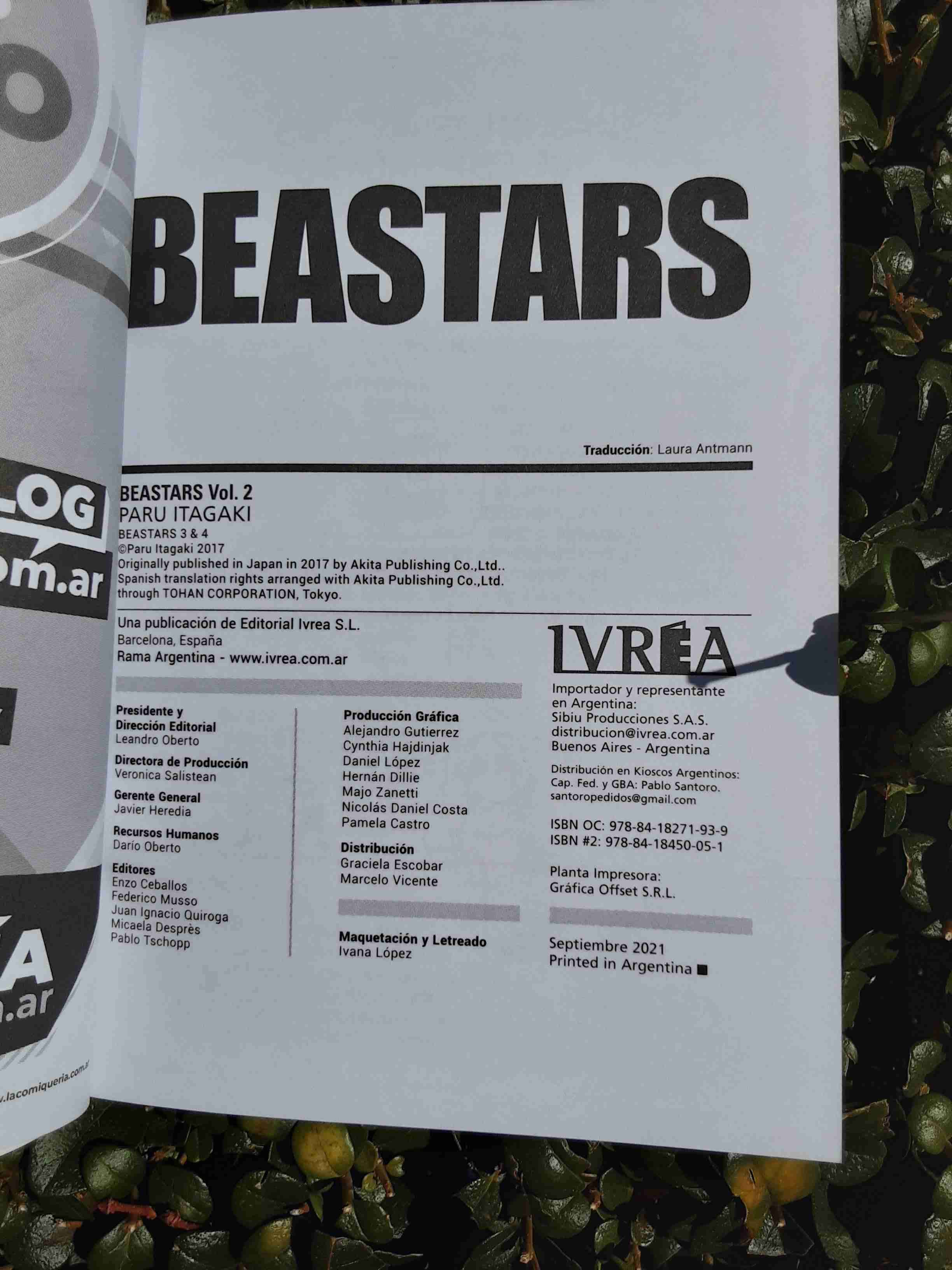 Manga Beastars Vol. 2 - 4