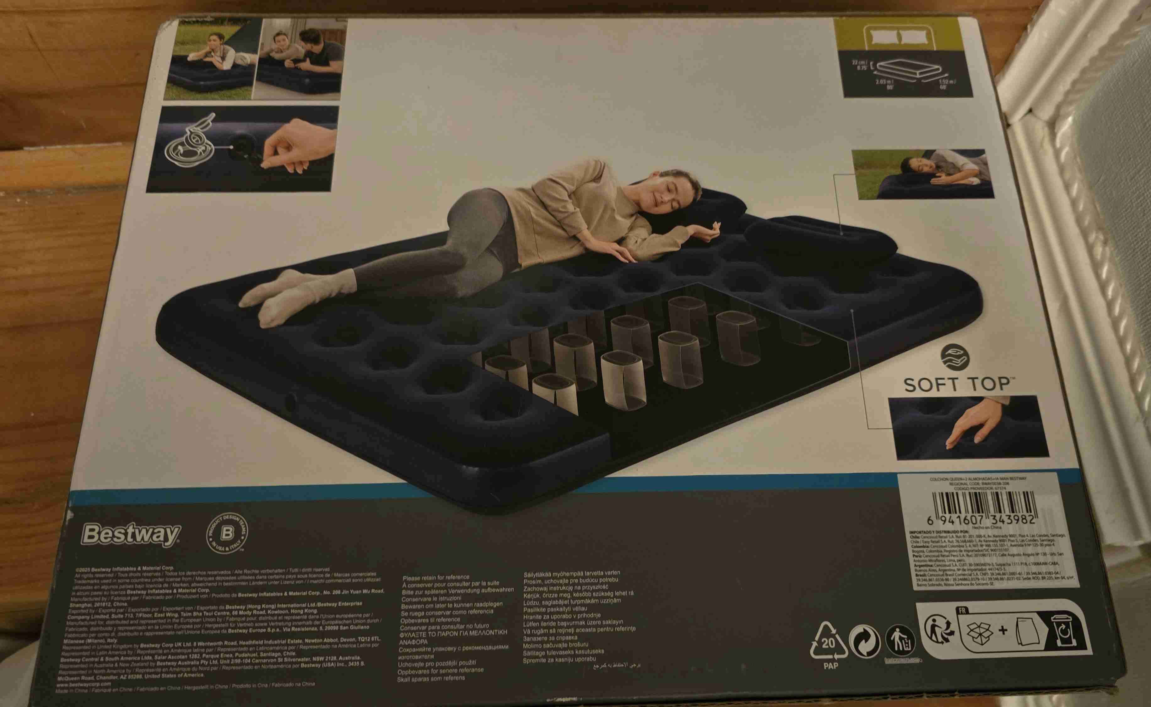 Colchón inflable doble Bestway - miniatura 1