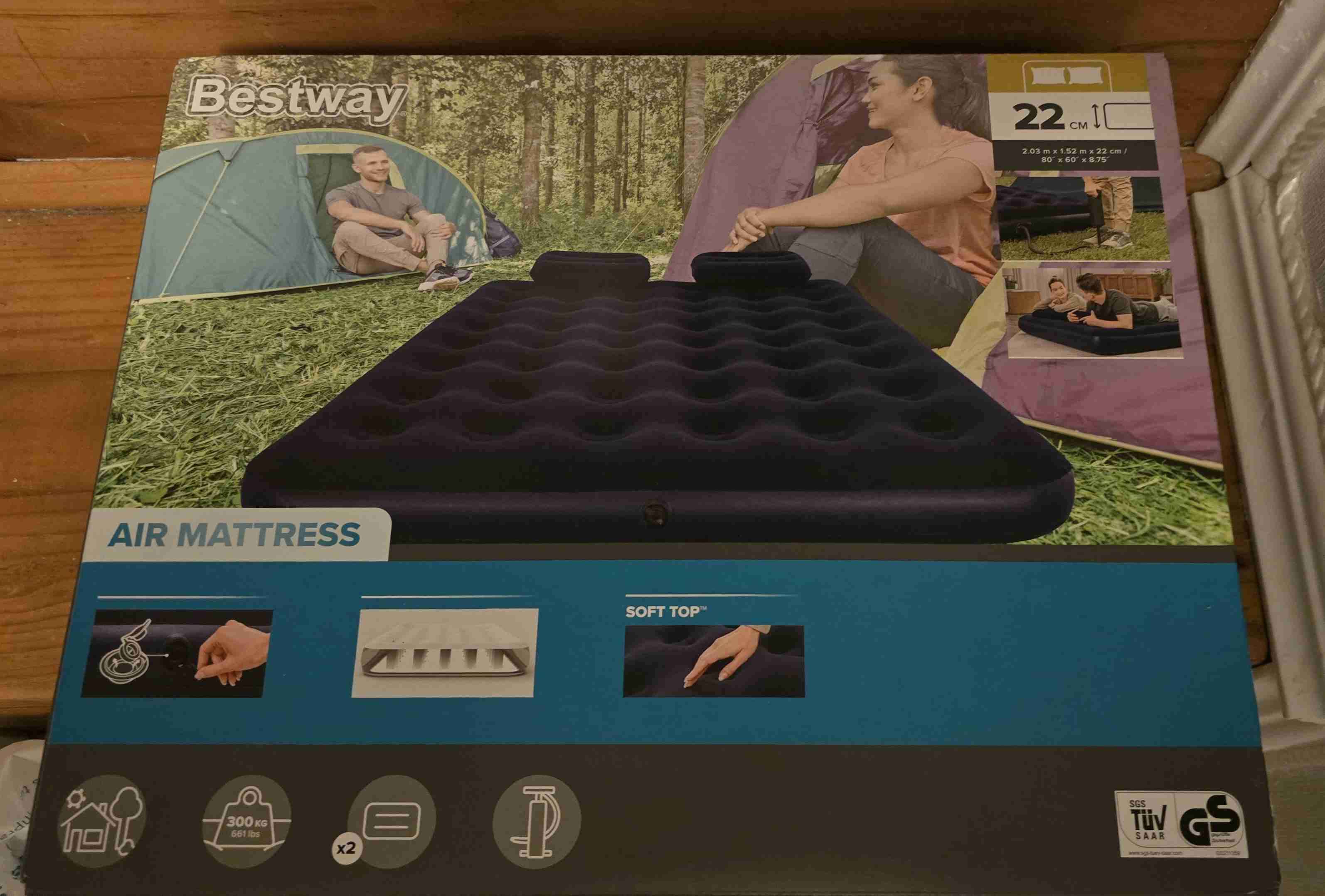 Colchón inflable doble Bestway - miniatura 2