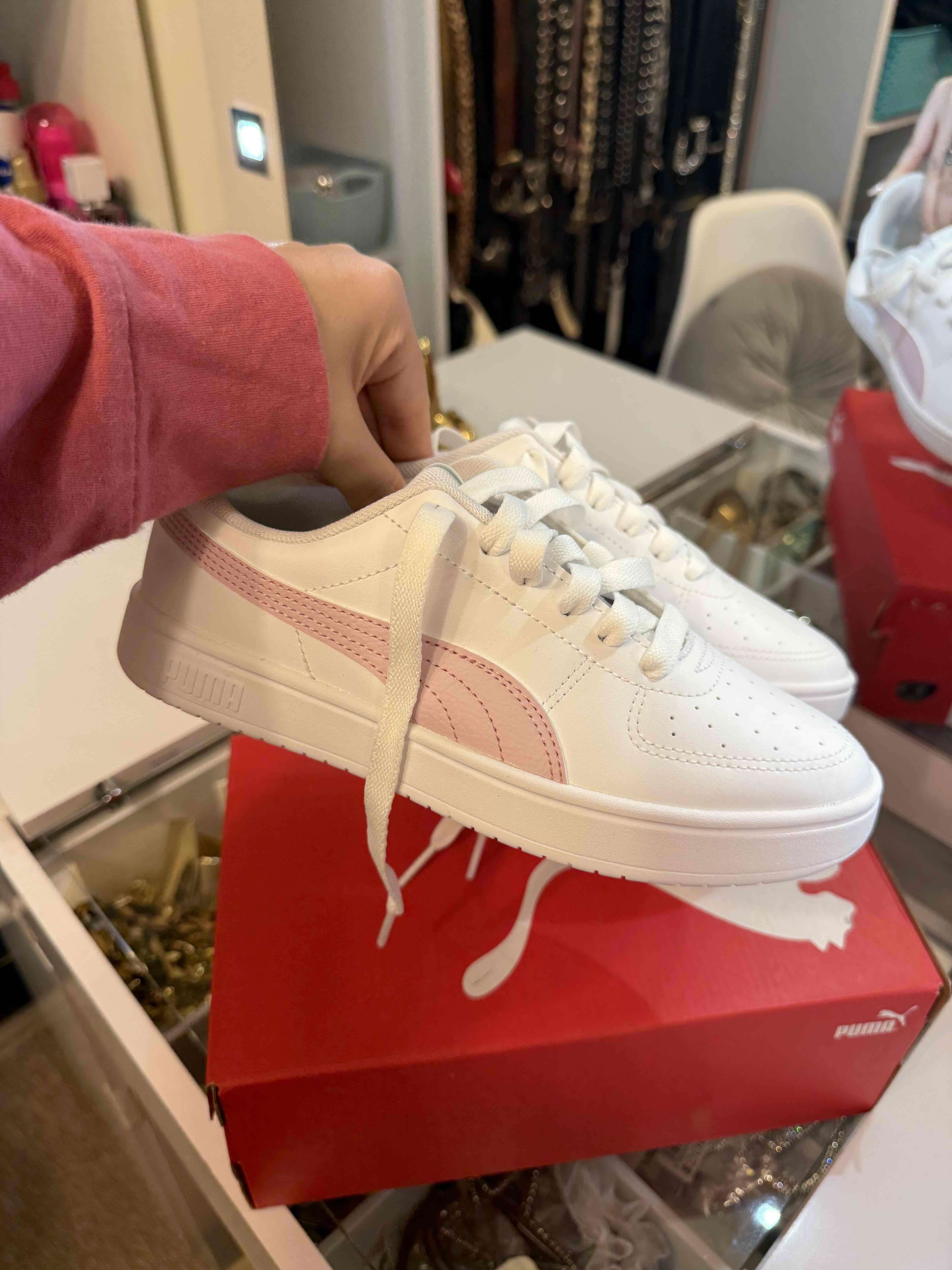 Zapatillas blancas Puma 35 - miniatura 5