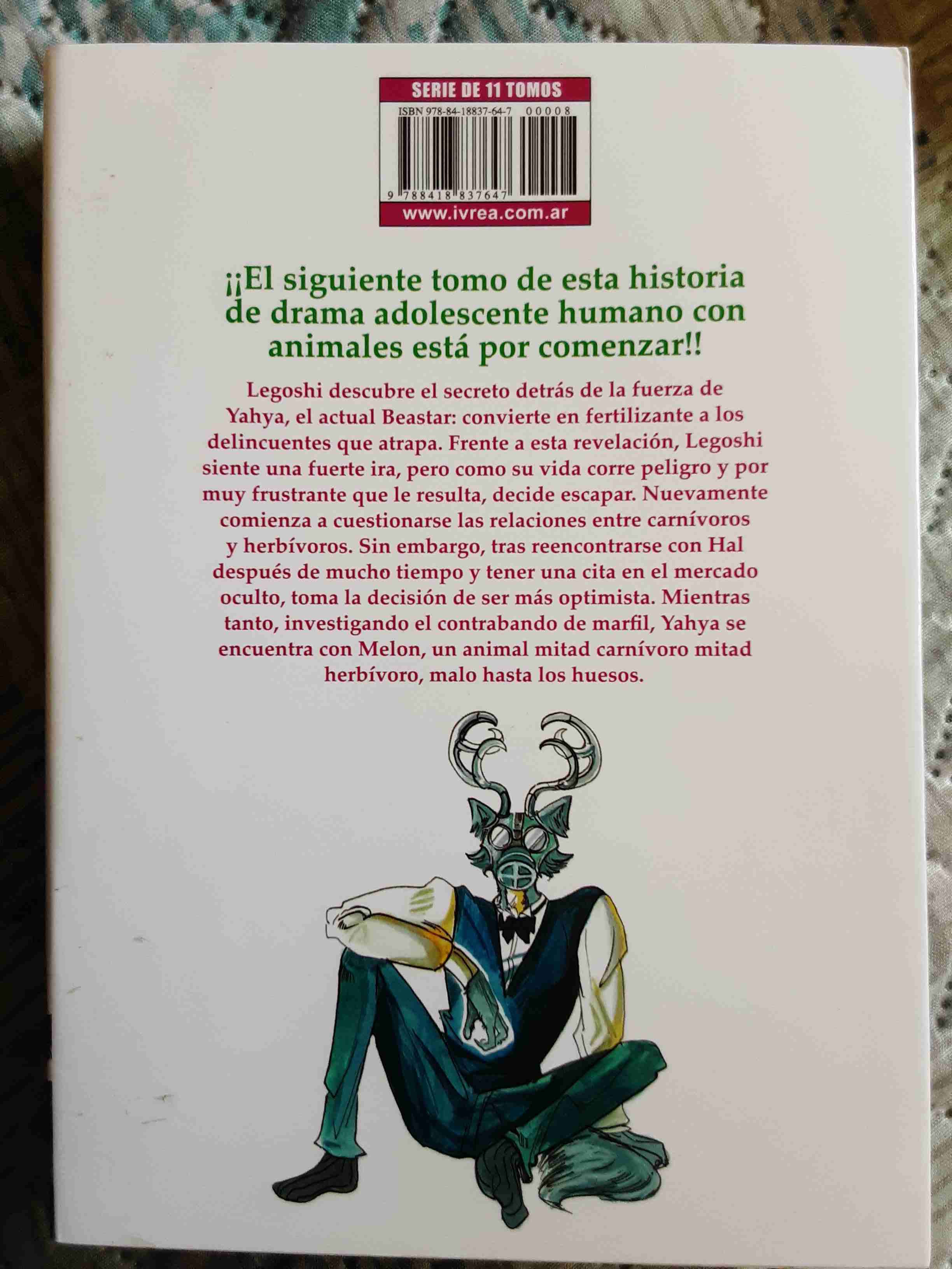 Manga Beastars Vol. 8 - miniatura 3