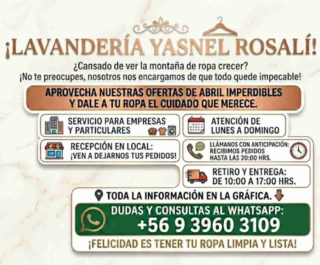 🧼🫧Lavandería yanel rosali