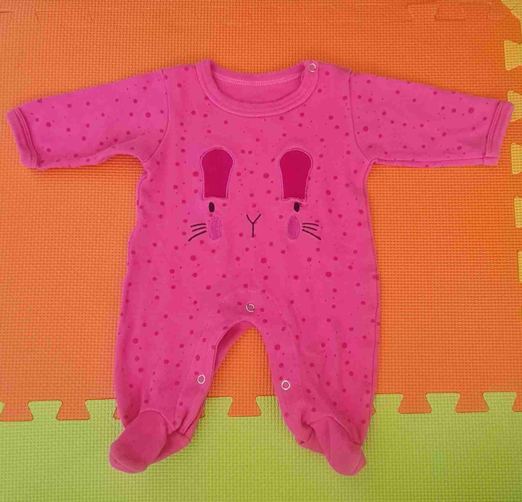 Pijama enterito rojo para bebé - miniatura 2