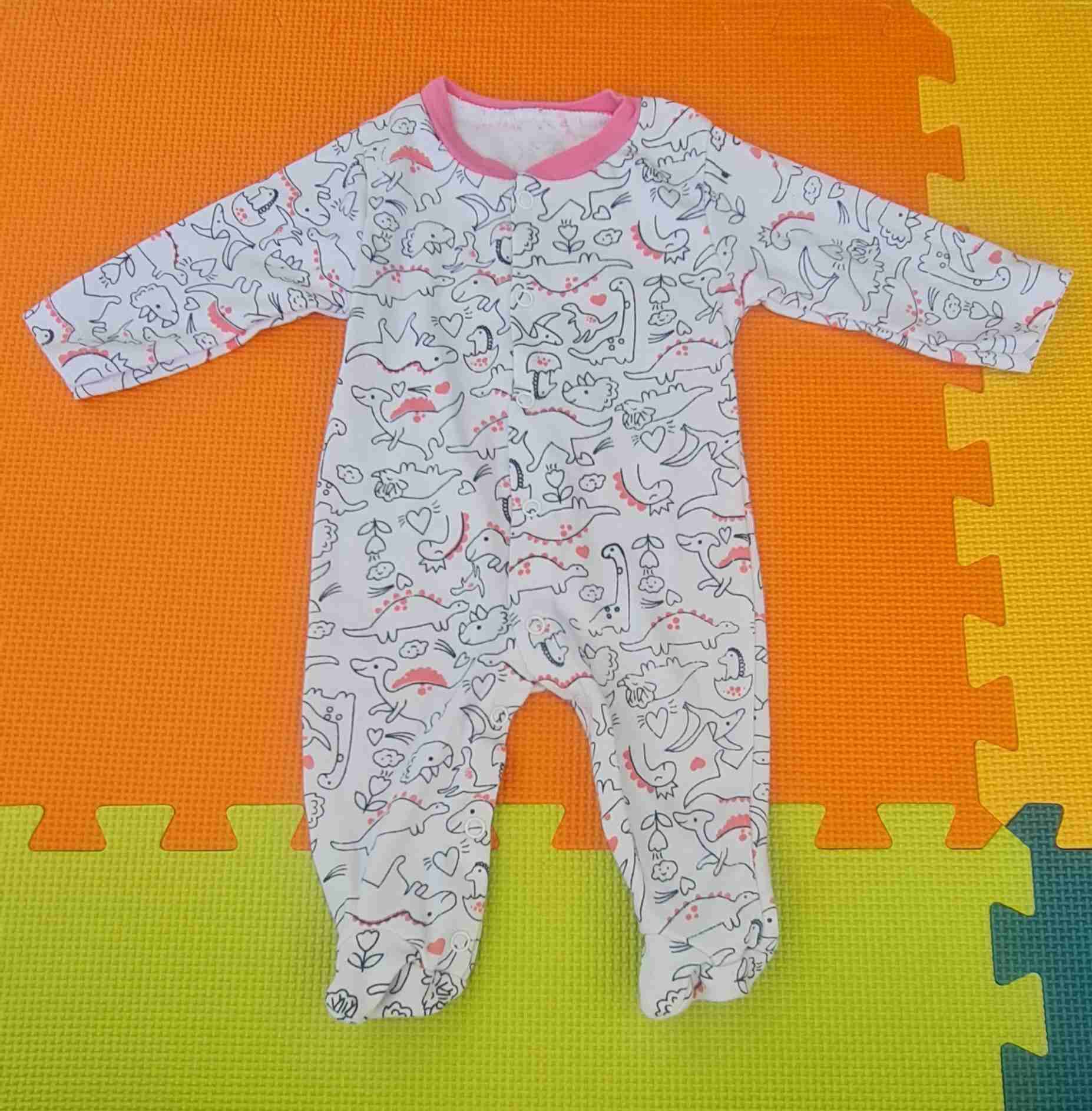 Pijama enterito rojo para bebé - miniatura 4