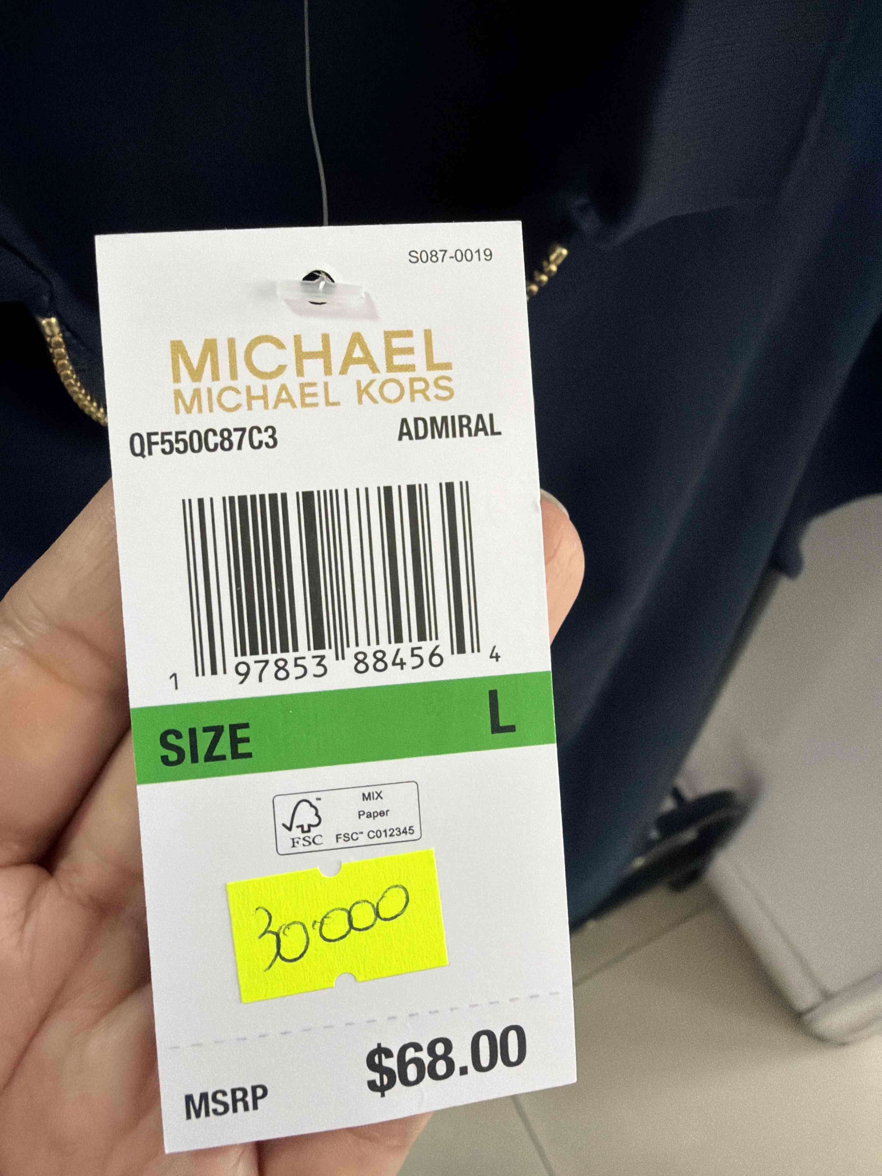 Polera azul con cierre - 5