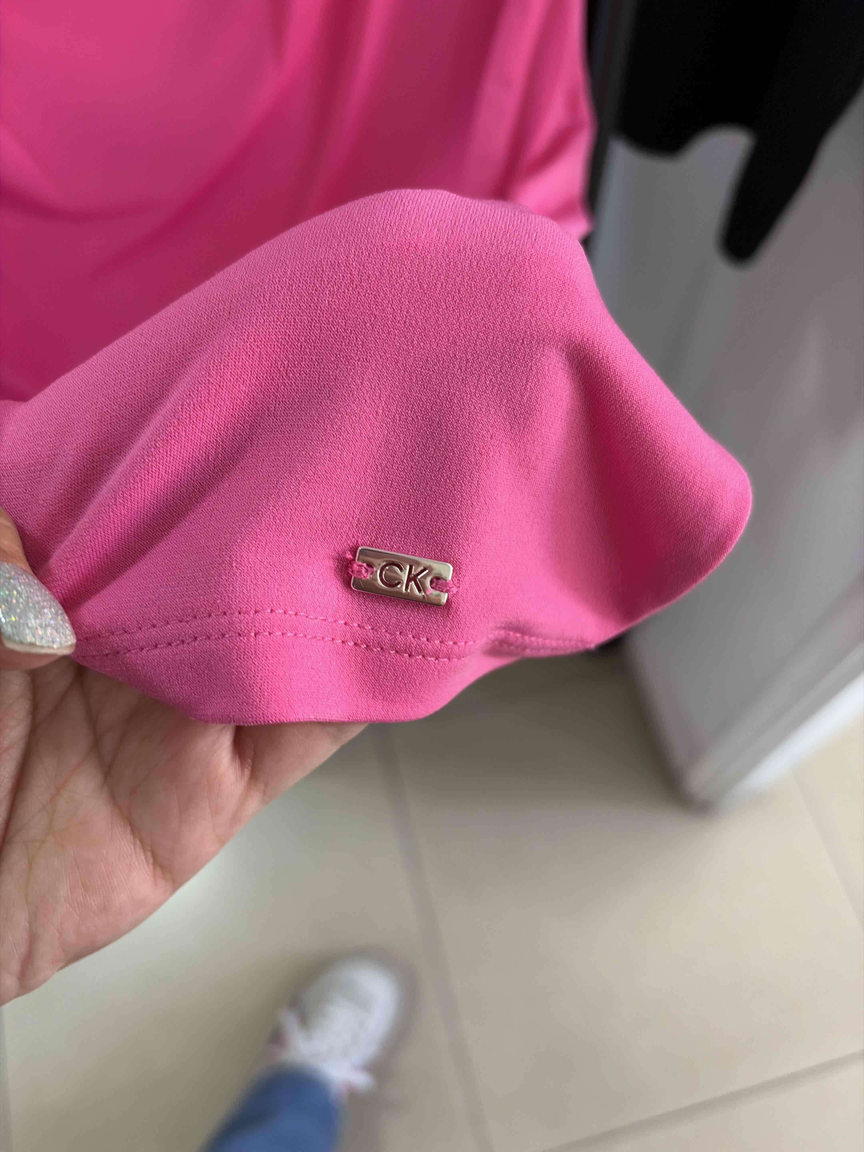 Blusa sin mangas Calvin Klein rosa - miniatura 2