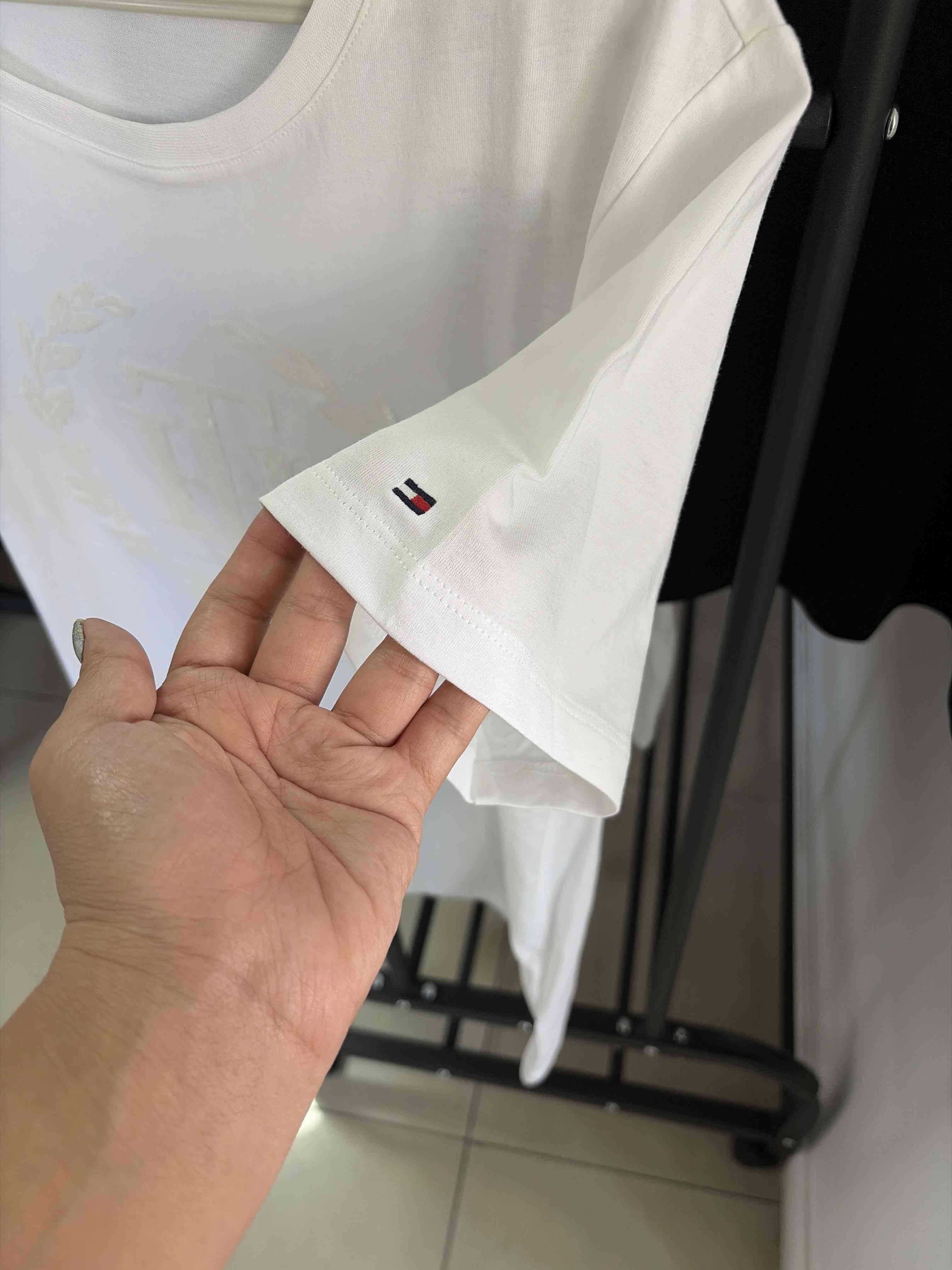 Polera blanca Tommy Hilfiger - miniatura 3