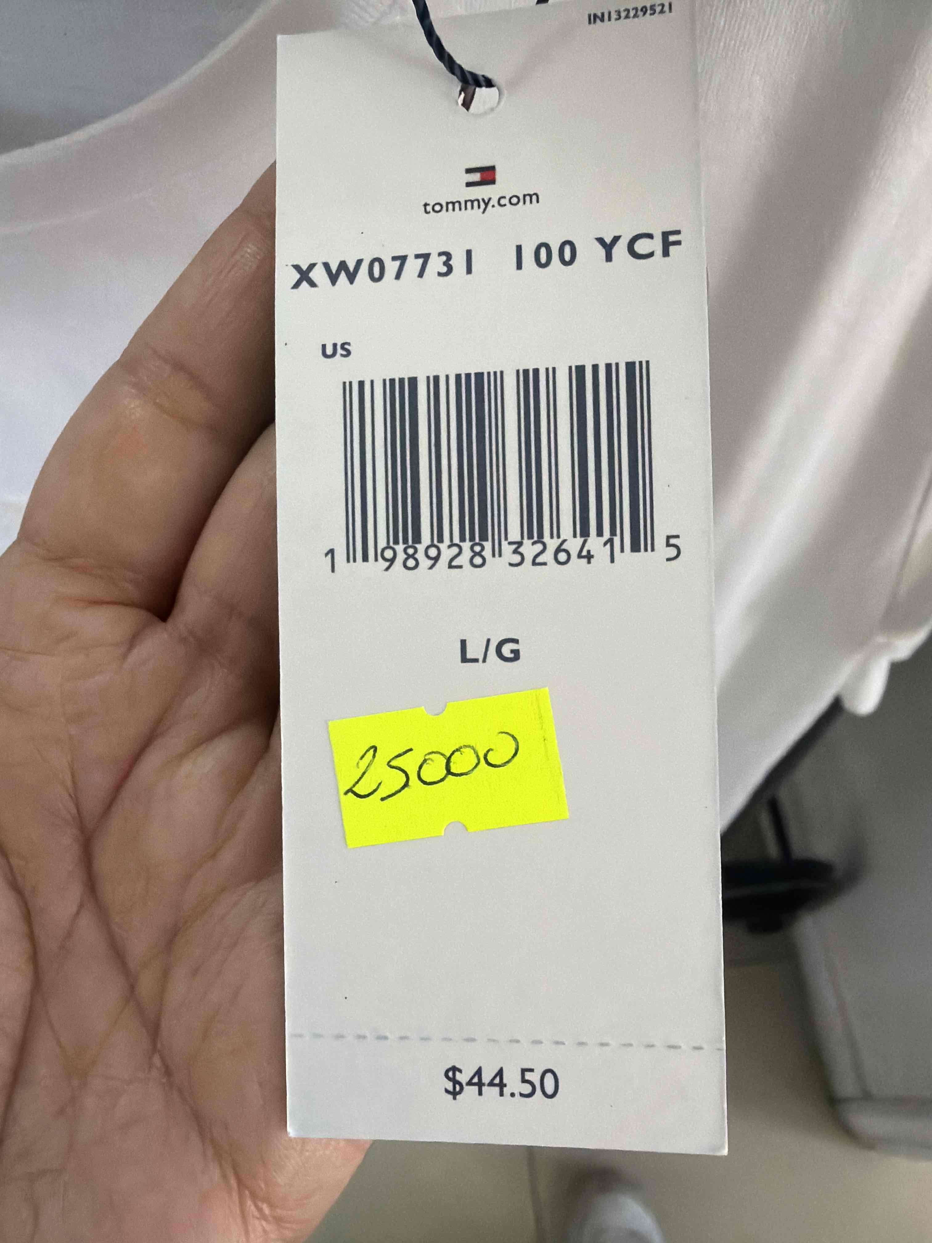 Polera blanca Tommy Hilfiger - miniatura 5