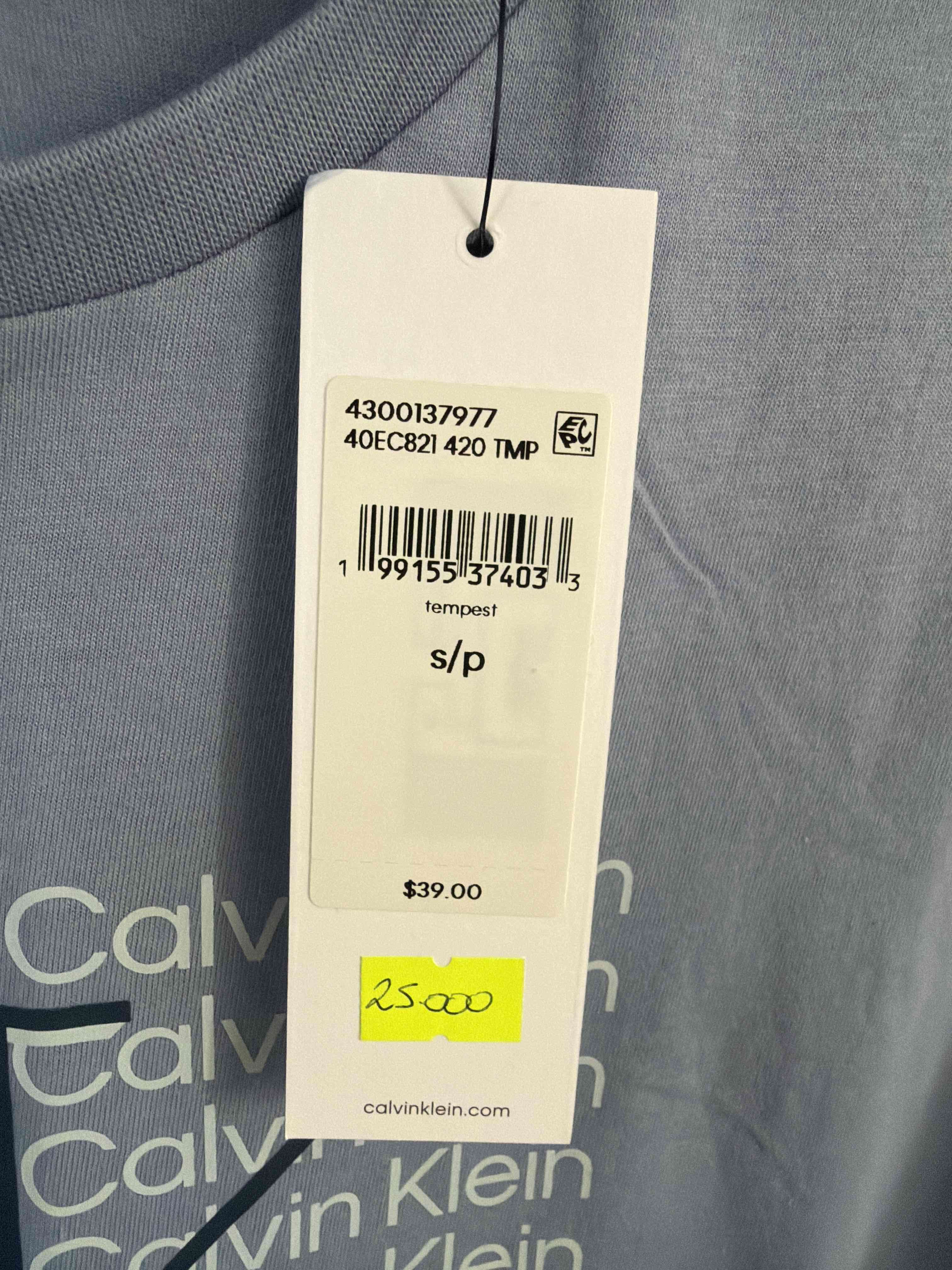 Polera Calvin Klein azul - miniatura 3