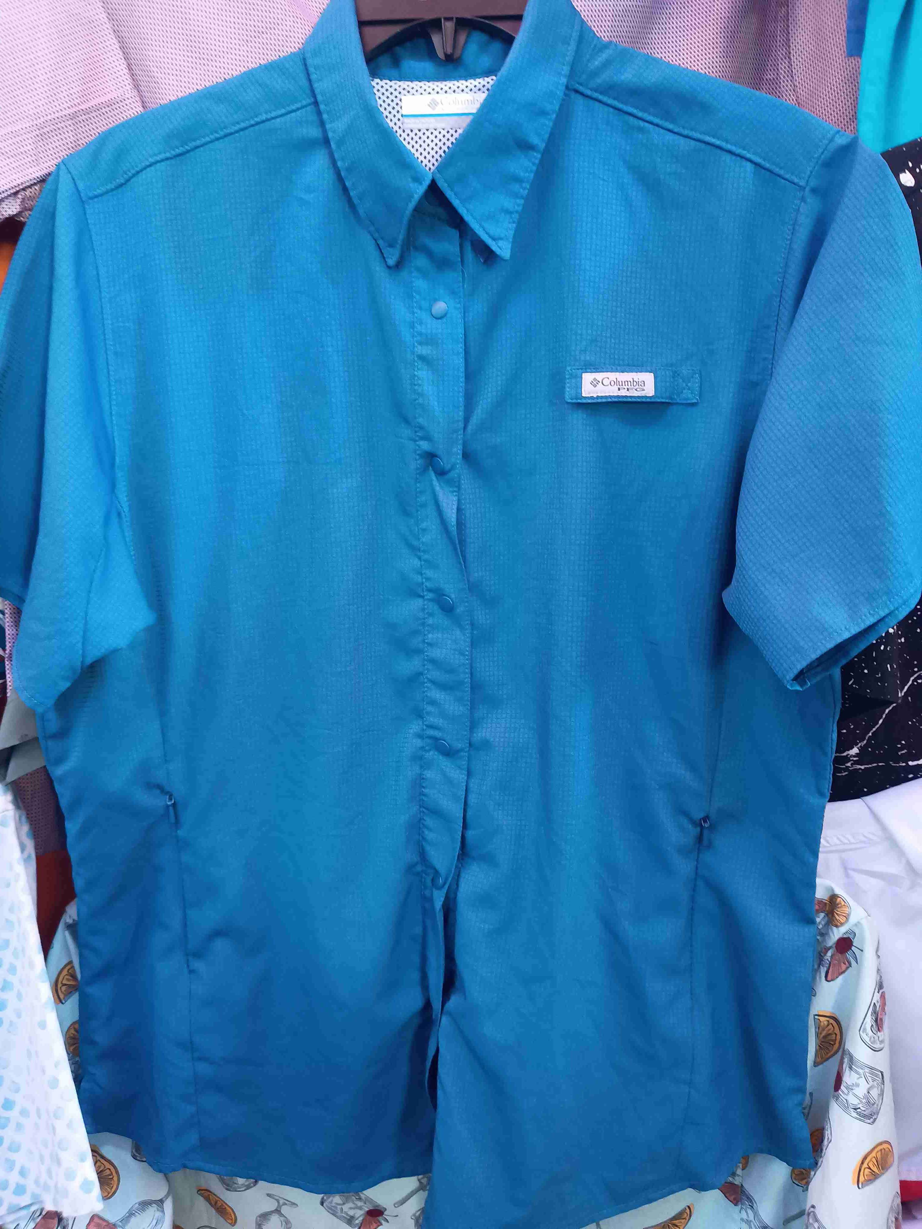 Camisa turquesa Columbia - 3