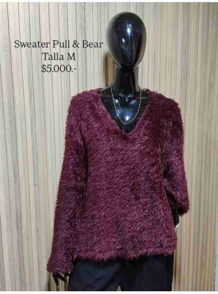 Sweater Pull & Bear burdeo