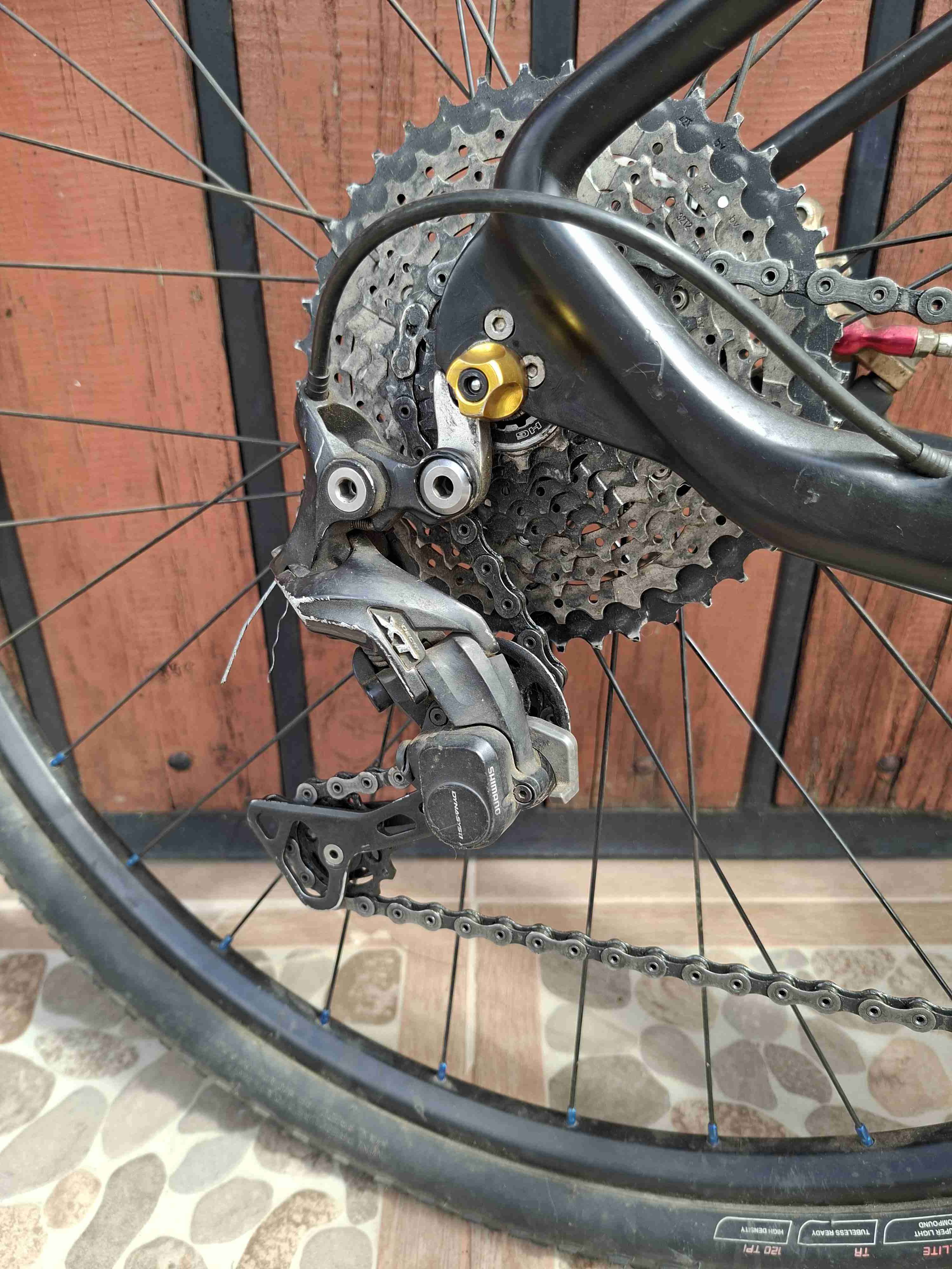 Bicicleta montaña negra carbono 29' talla M - miniatura 4