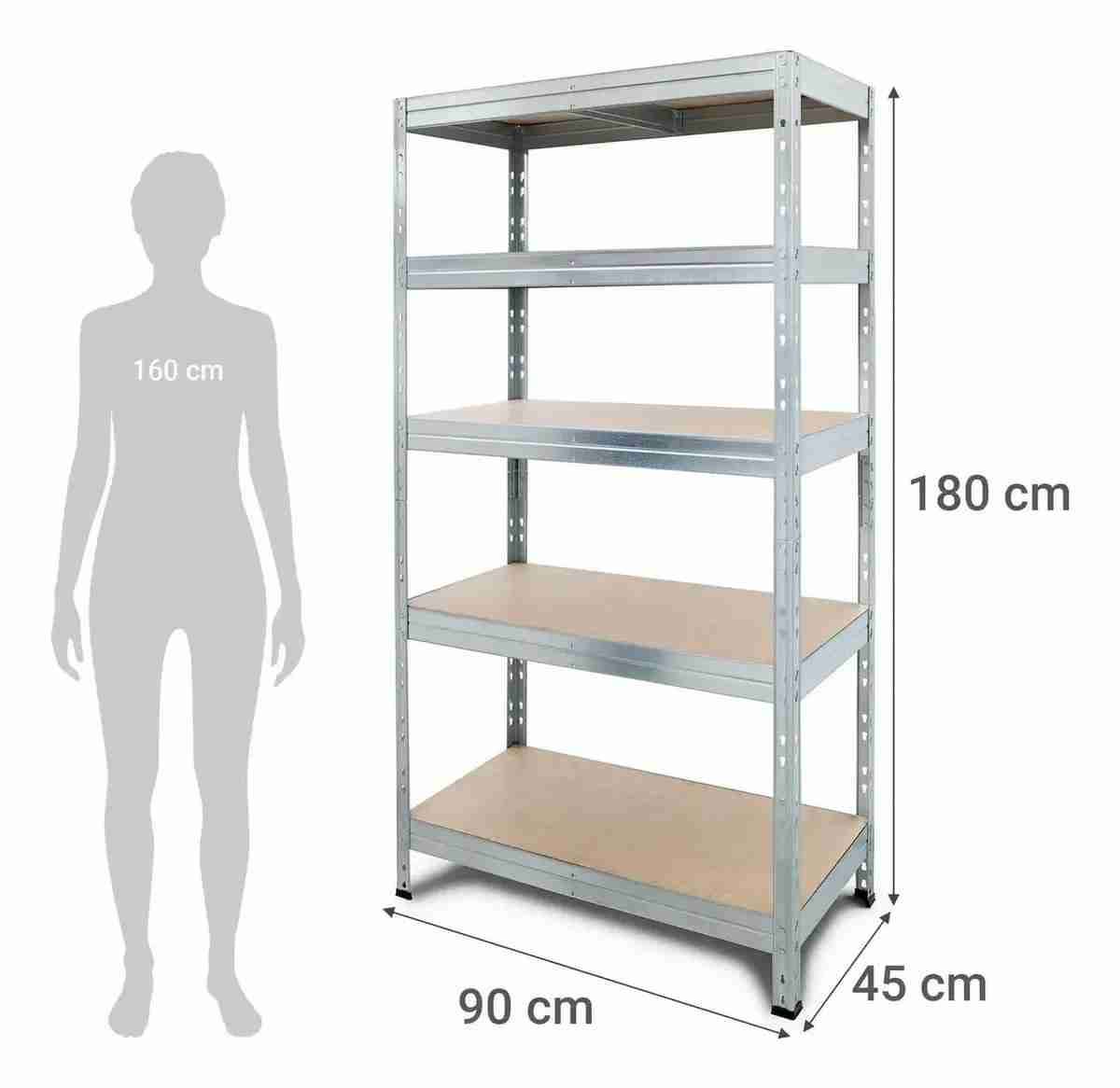 Estantería Rack Metálica 5 repisas180*90*40CM - miniatura 2