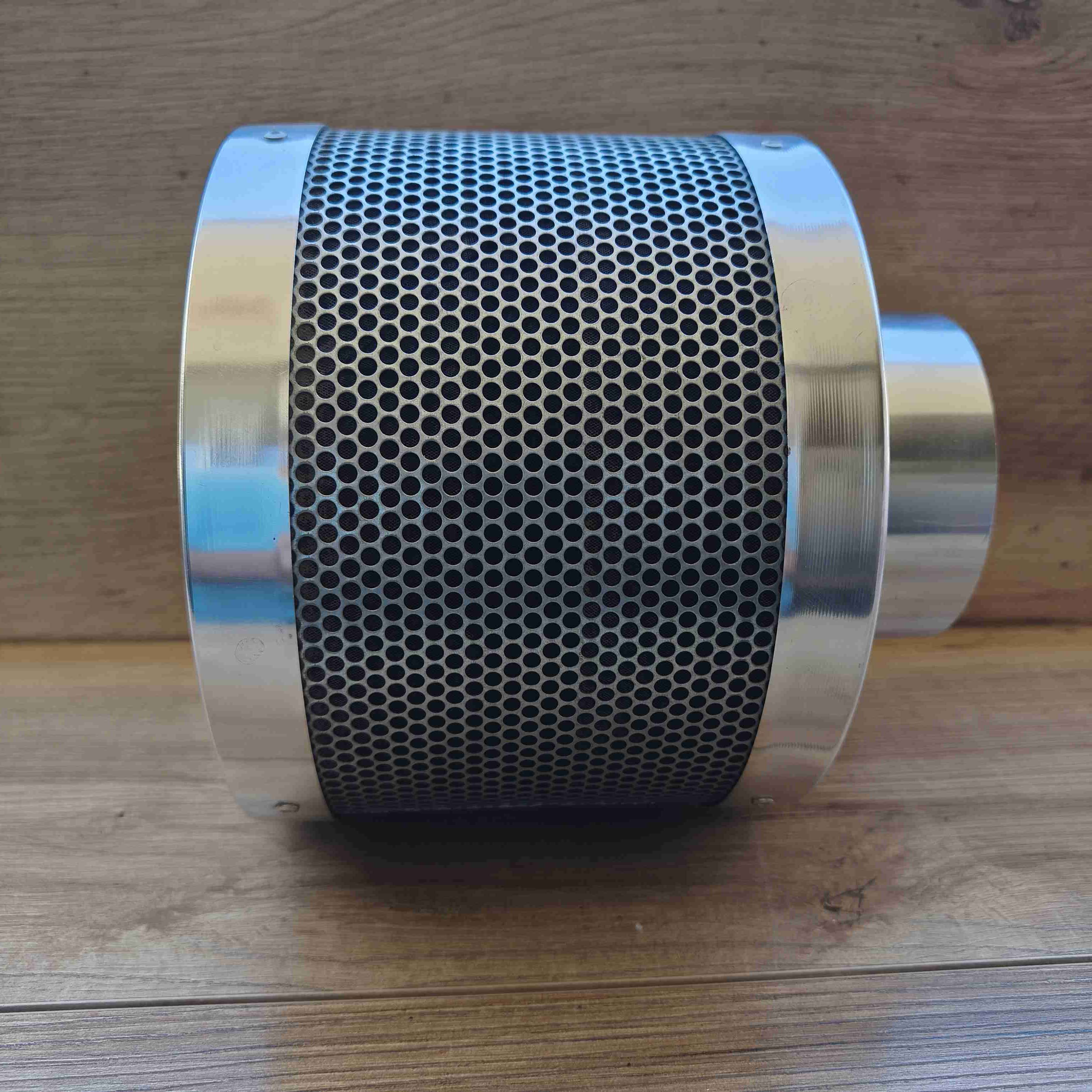 Filtro de aire cilíndrico metálico - 1