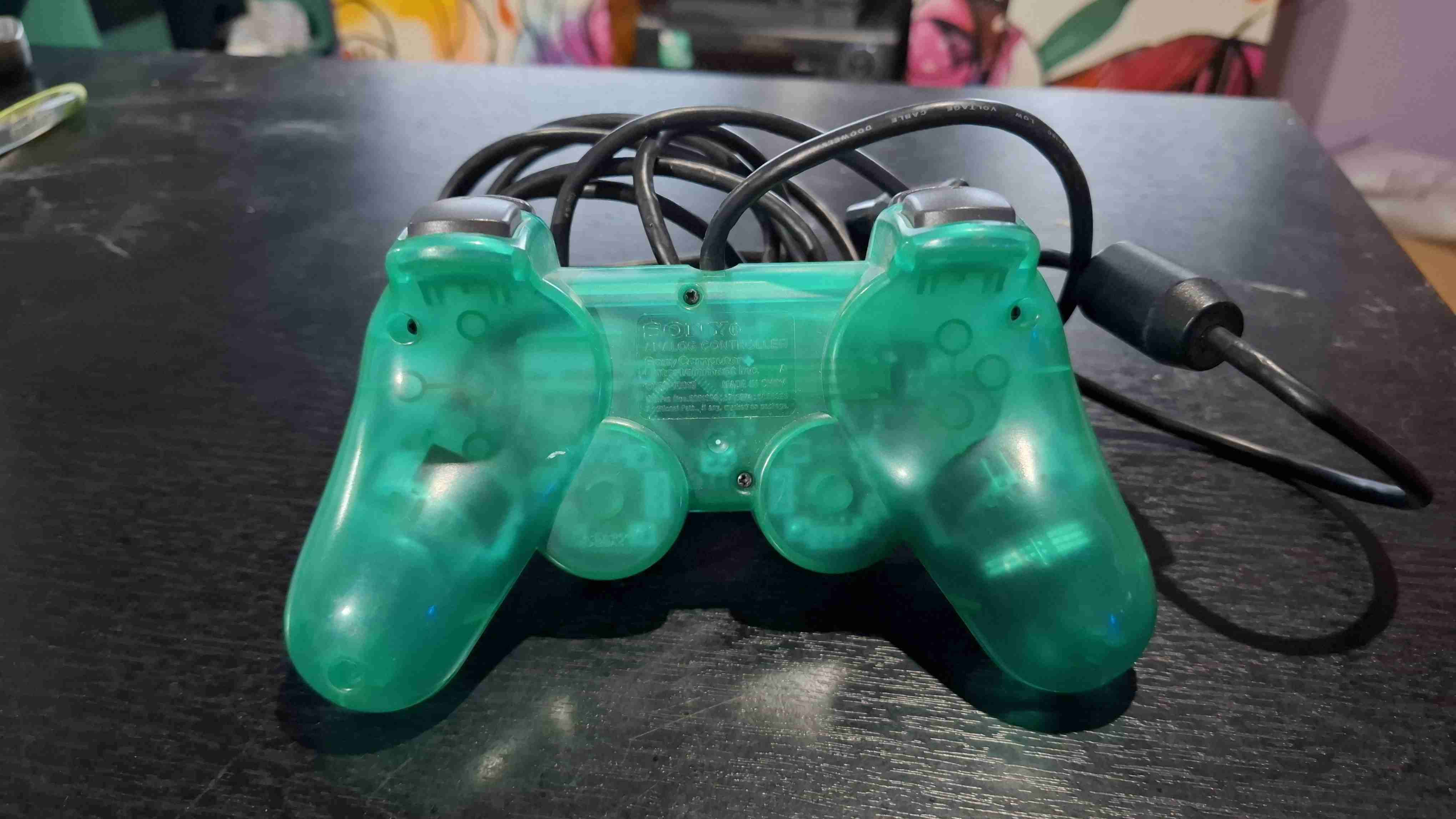 Control PlayStation PS2 esmeralda - miniatura 2