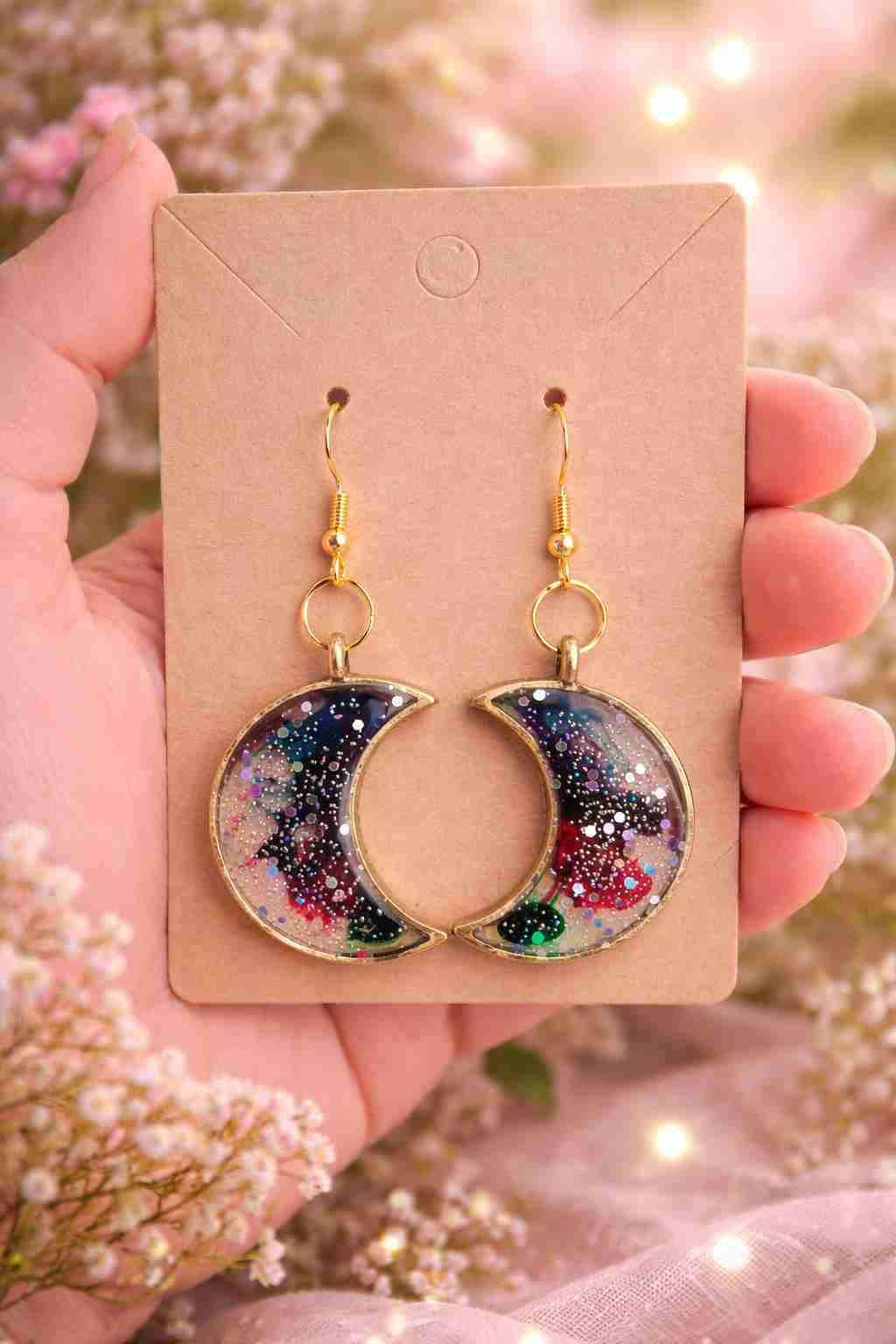 Aro colgante galaxia en la luna - 2