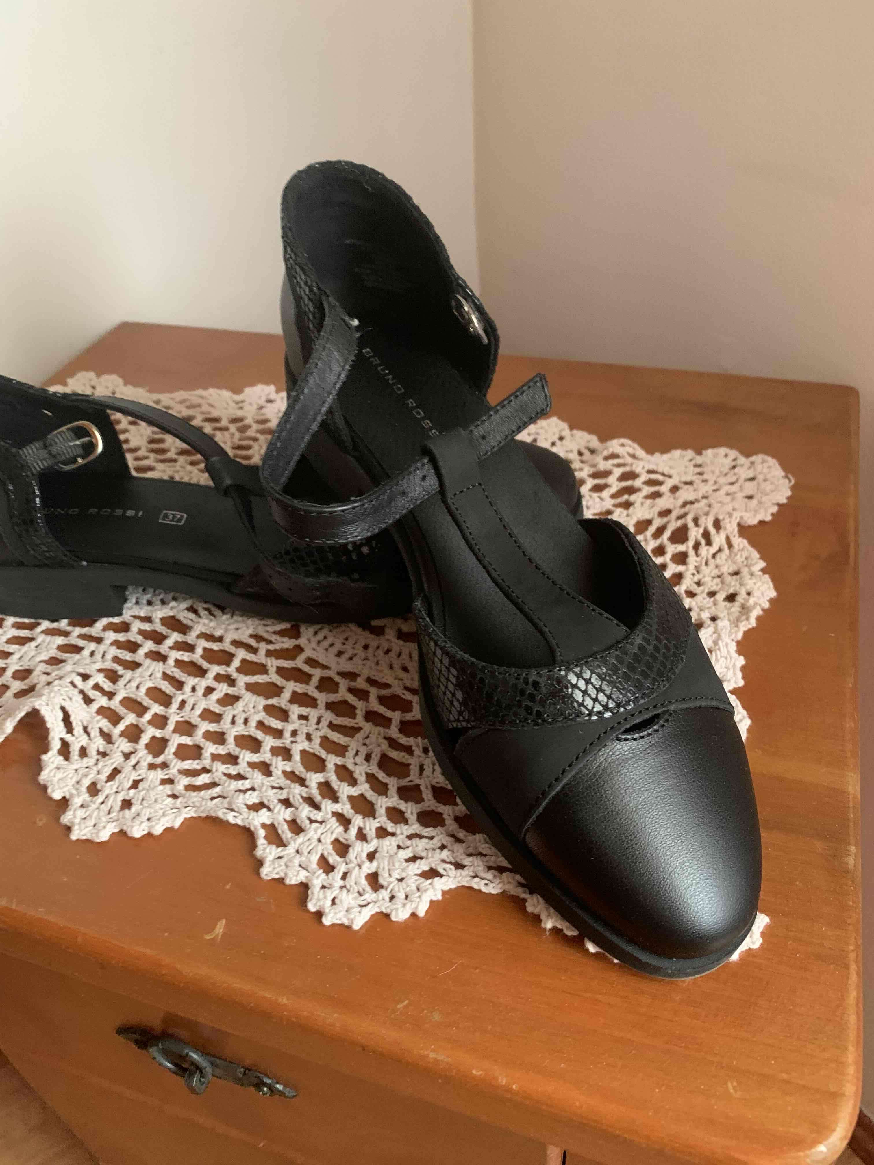 Sandalias negras elegantes - miniatura 3