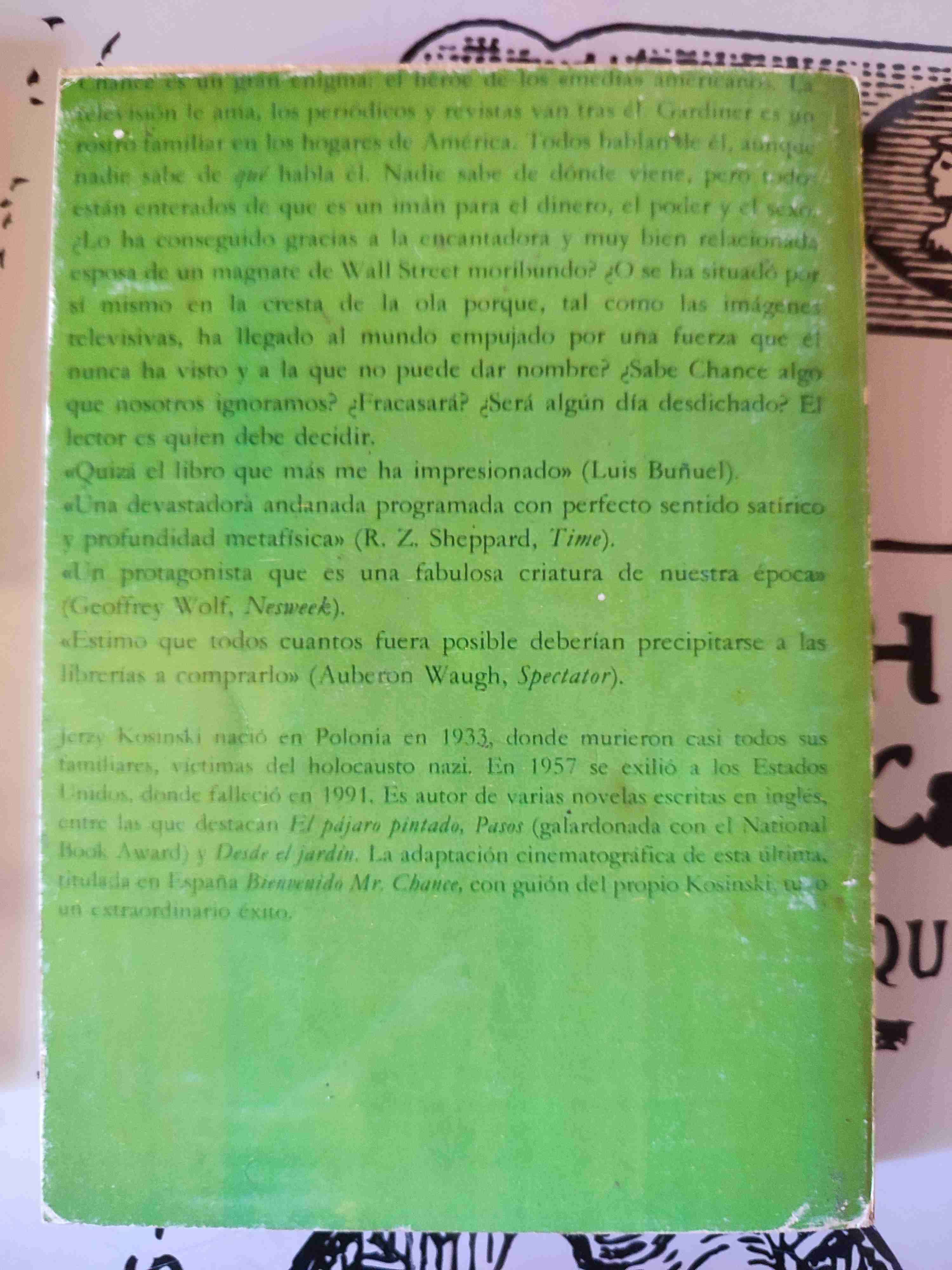 Libro 'Desde el jardín' por Jerzy Kosinski - miniatura 2