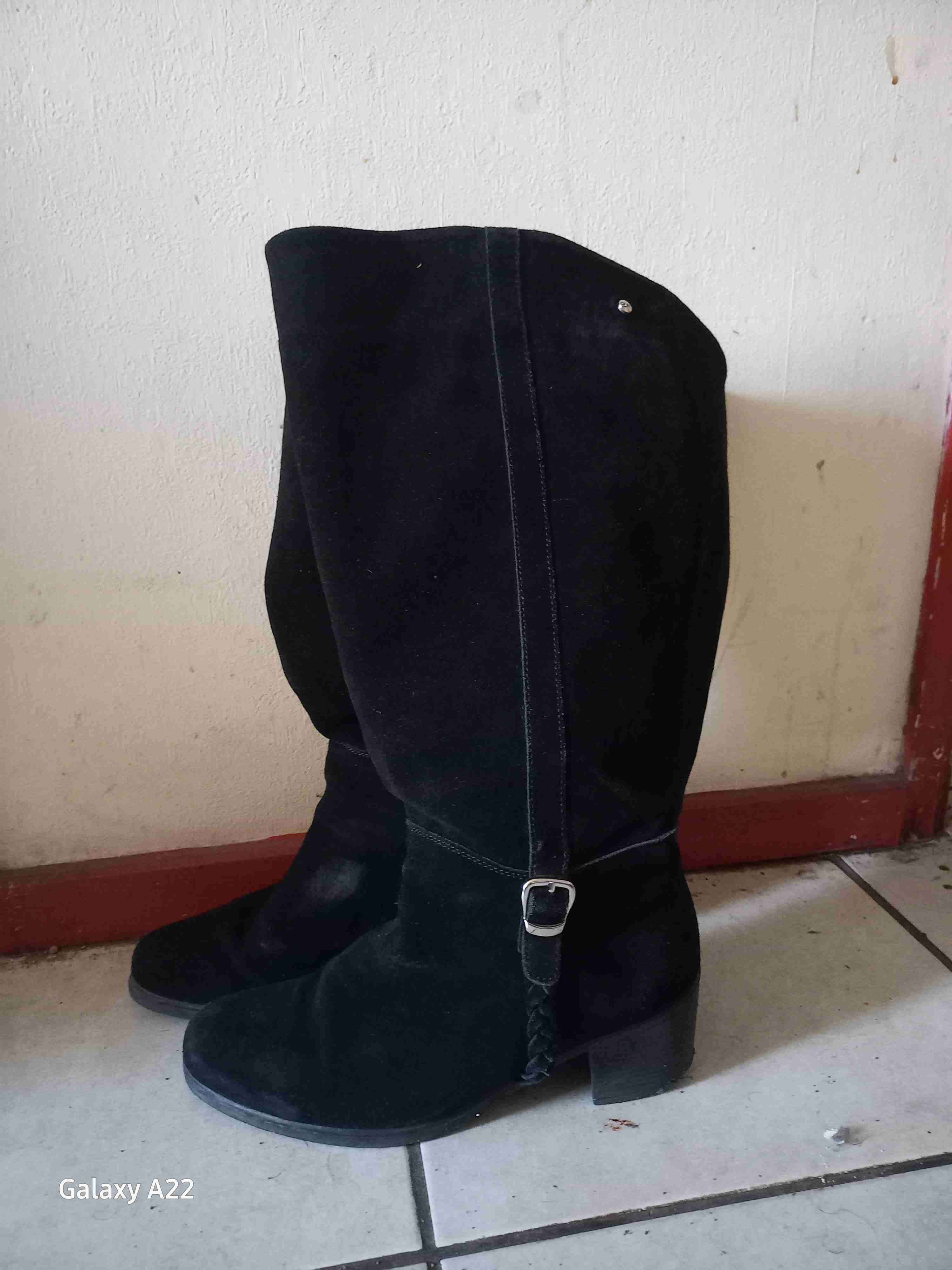 Botas negras de gamuza - 2