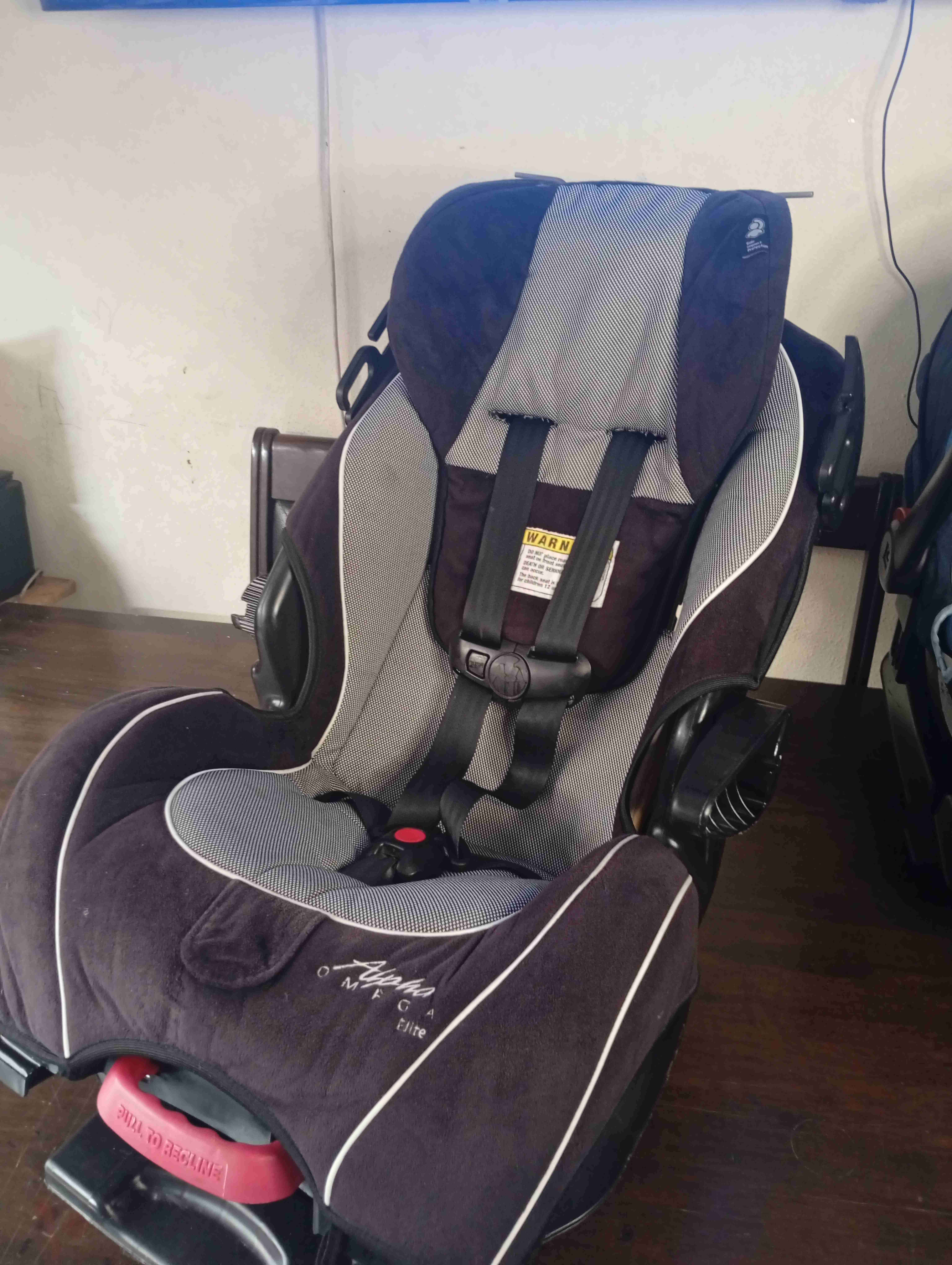 Silla de auto para bebé negra - 2