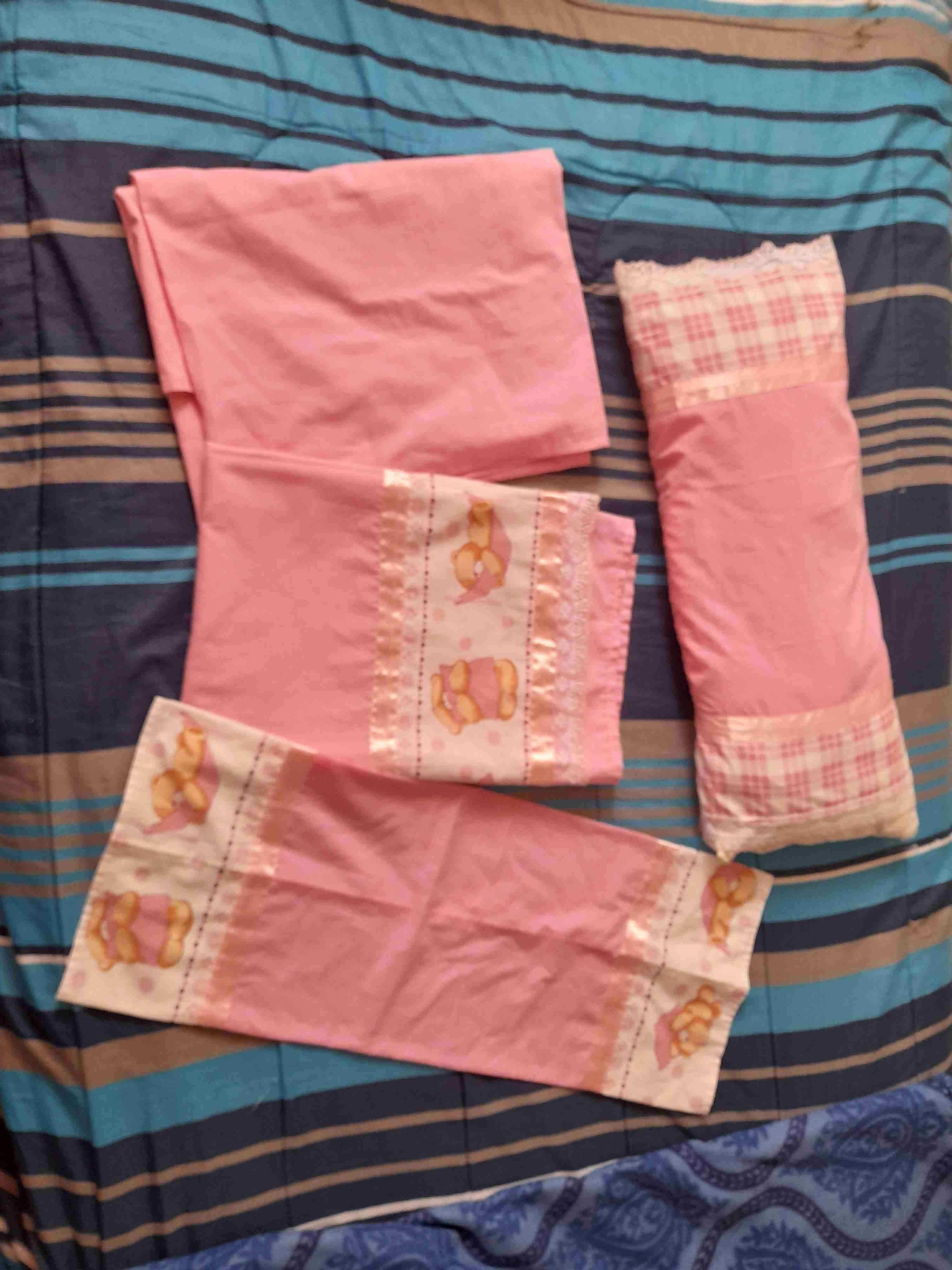 Juego de sábanas rosadas infantiles - 1