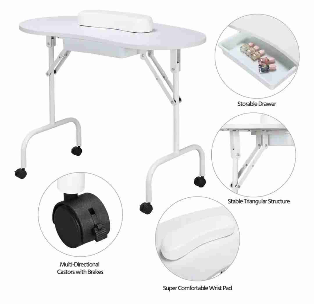 Mesa plegable para manicura - miniatura 1