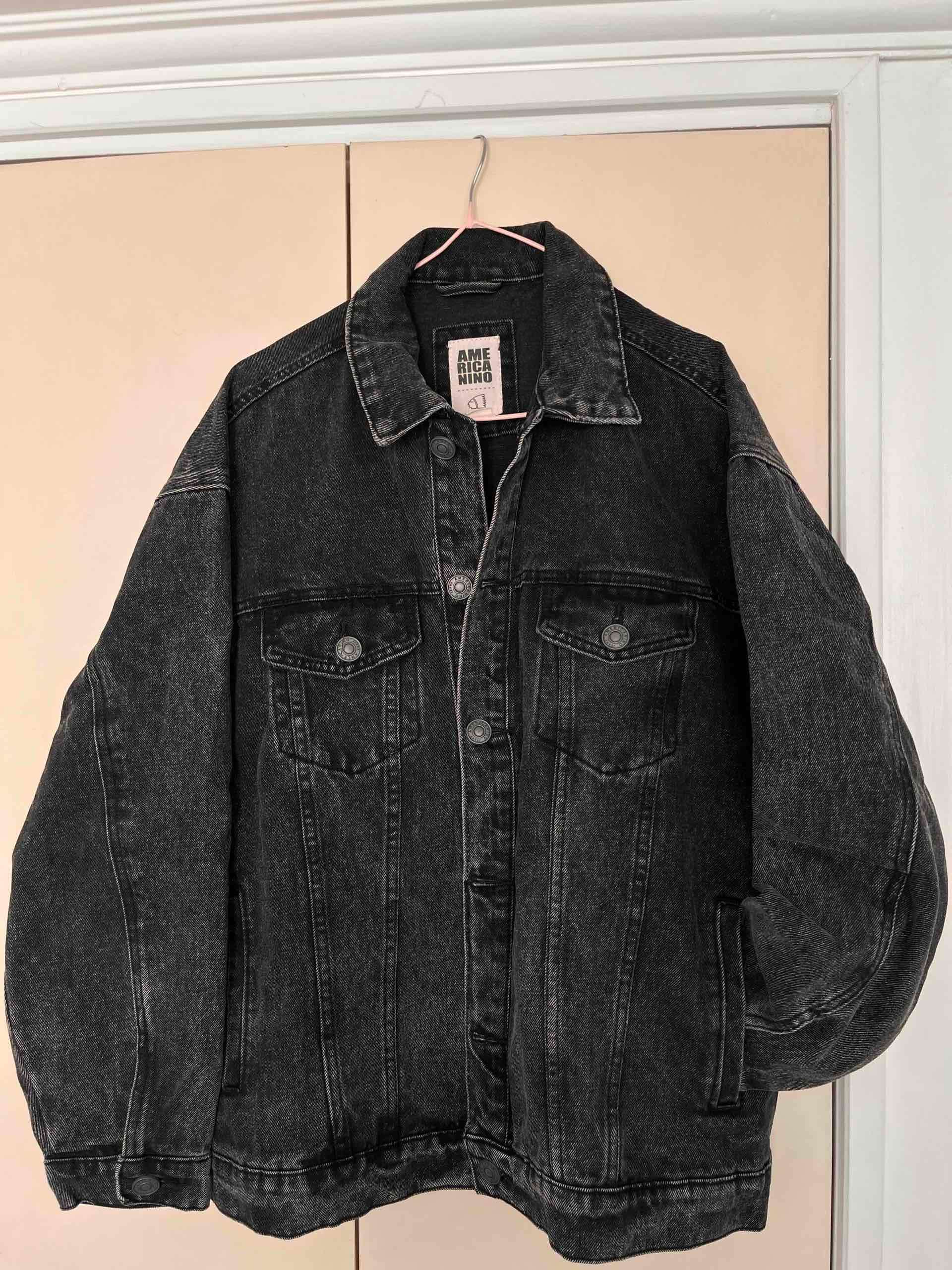 Chaqueta de mezclilla Gris oscuro - miniatura 1