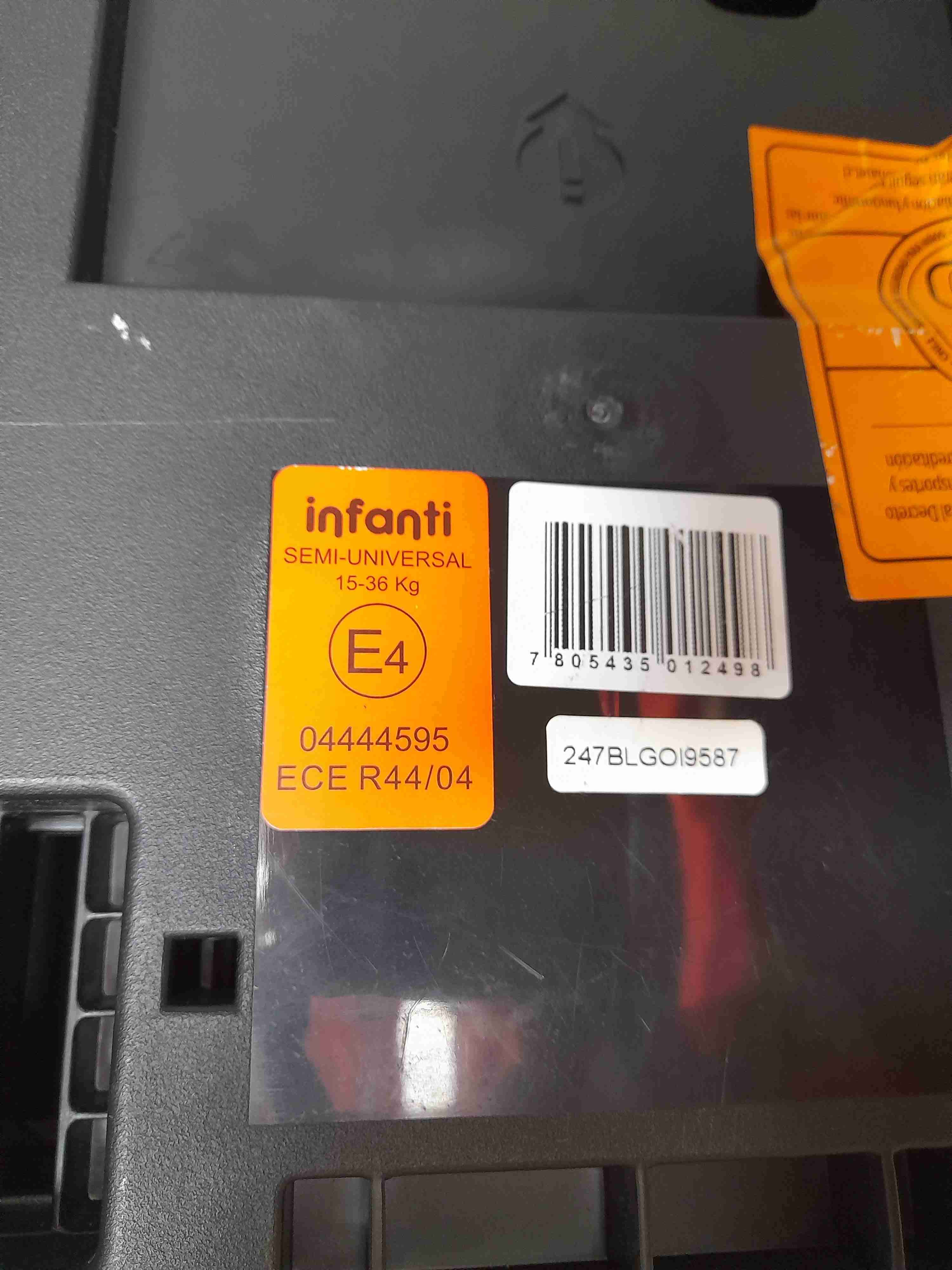 Silla de auto Infanti negra - miniatura 4