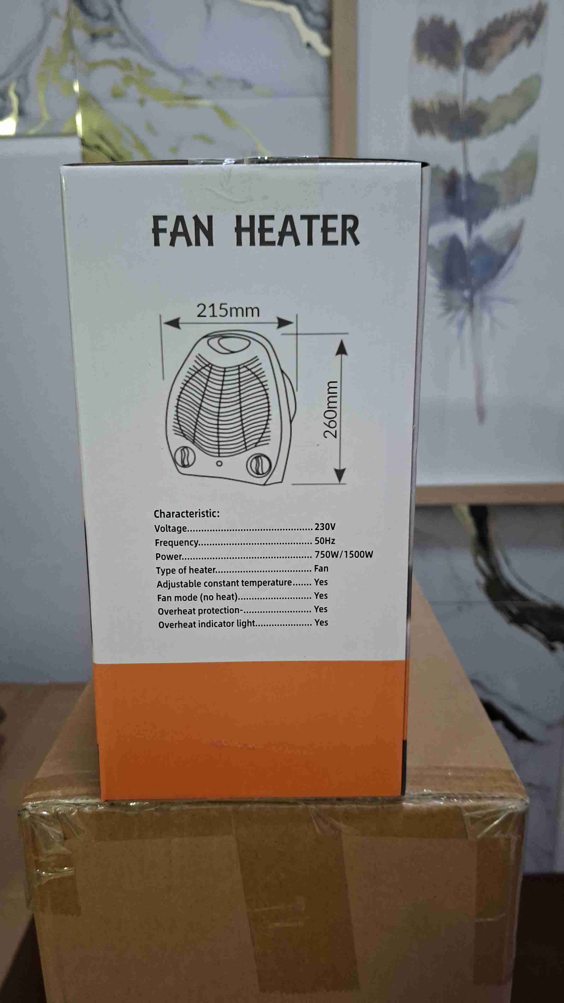 Calefactor portátil 1500W - 2