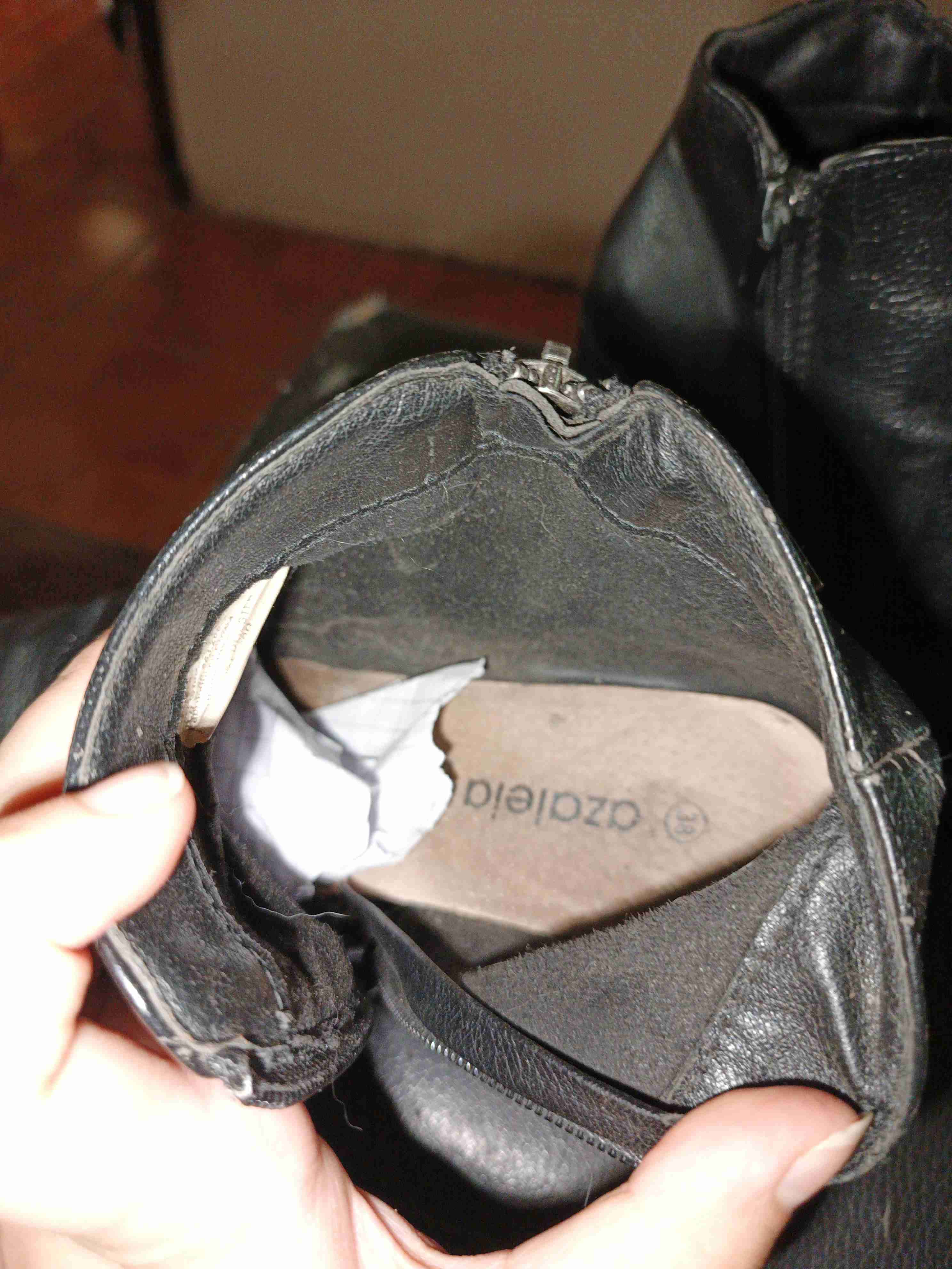 Botines de cuero negro - 2