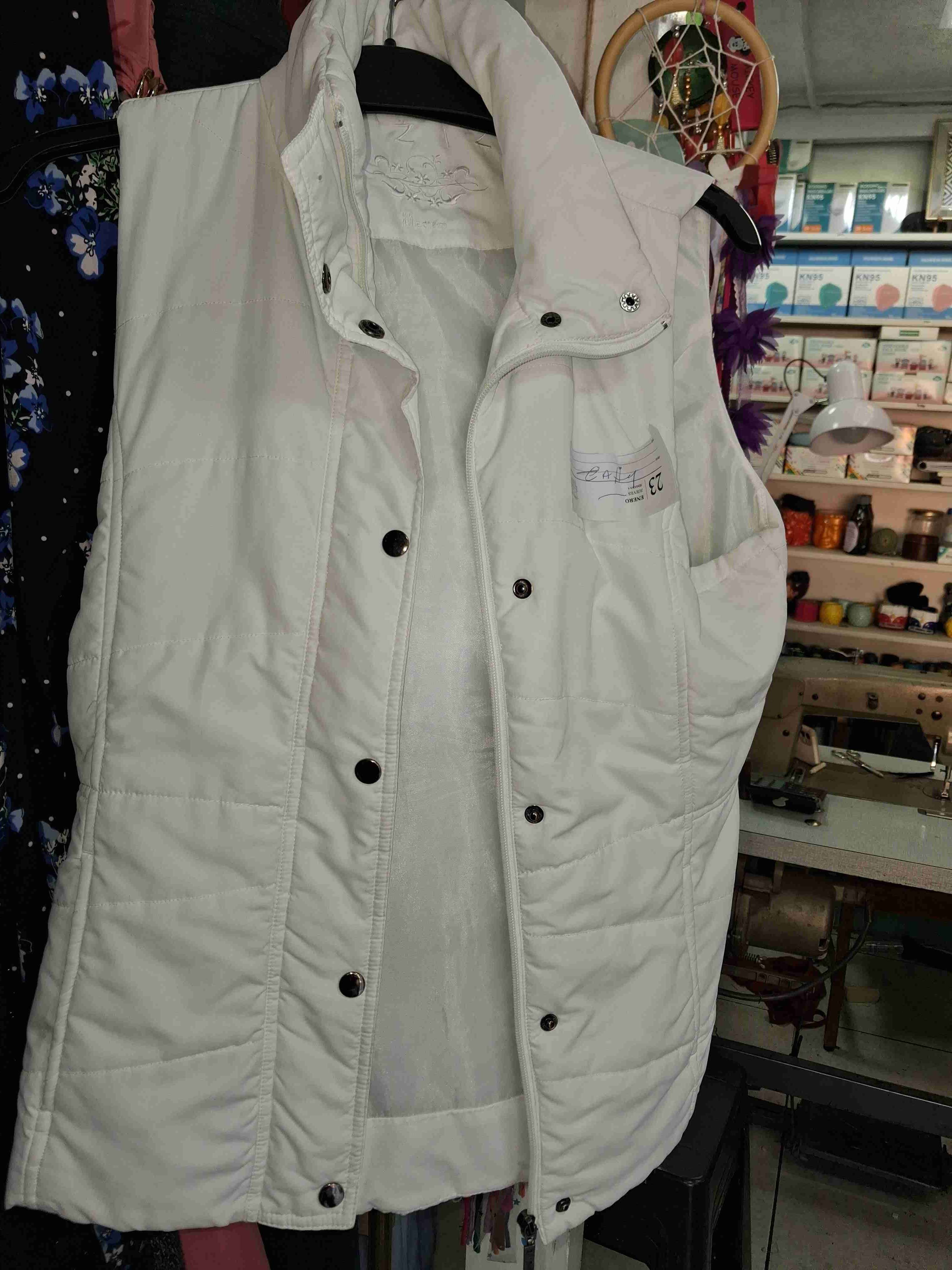 Chaleco acolchado blanco - 1