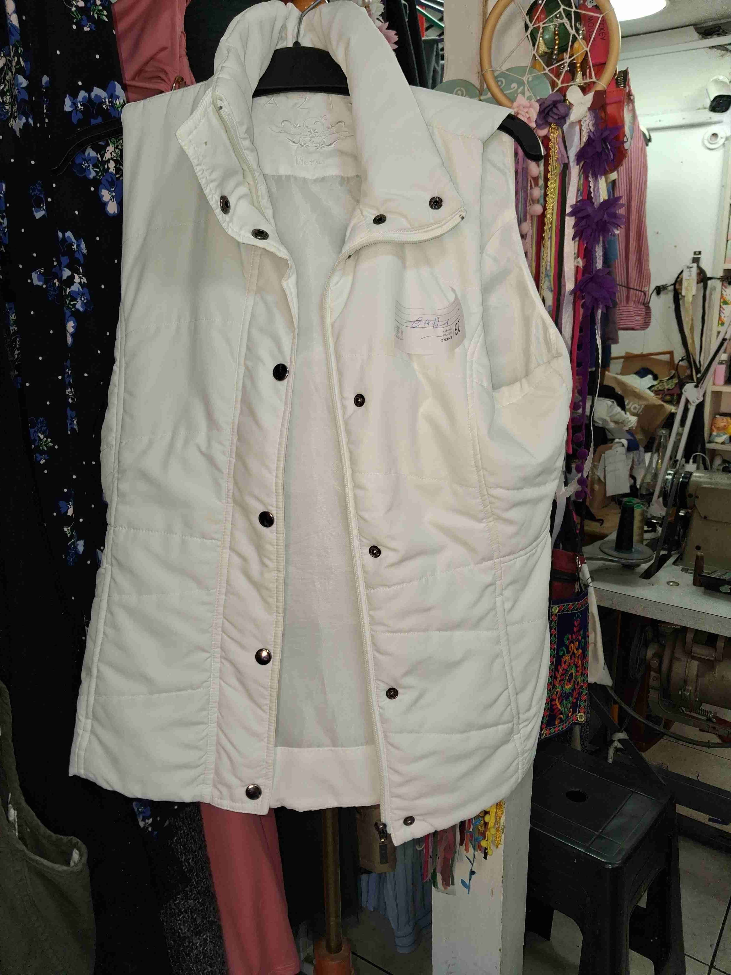 Chaleco acolchado blanco - 2