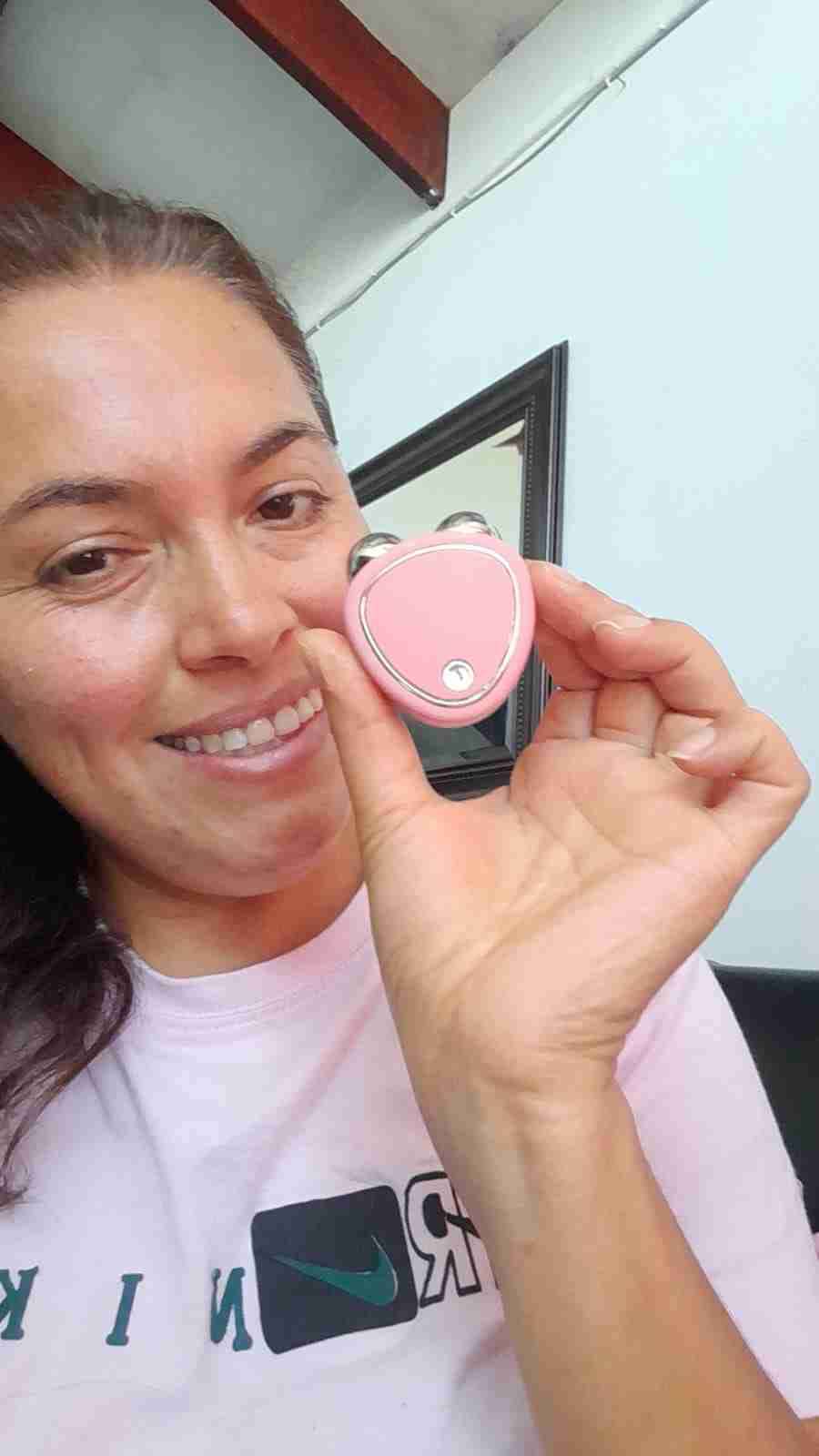 Entrenador facial portátil rosa - miniatura 2