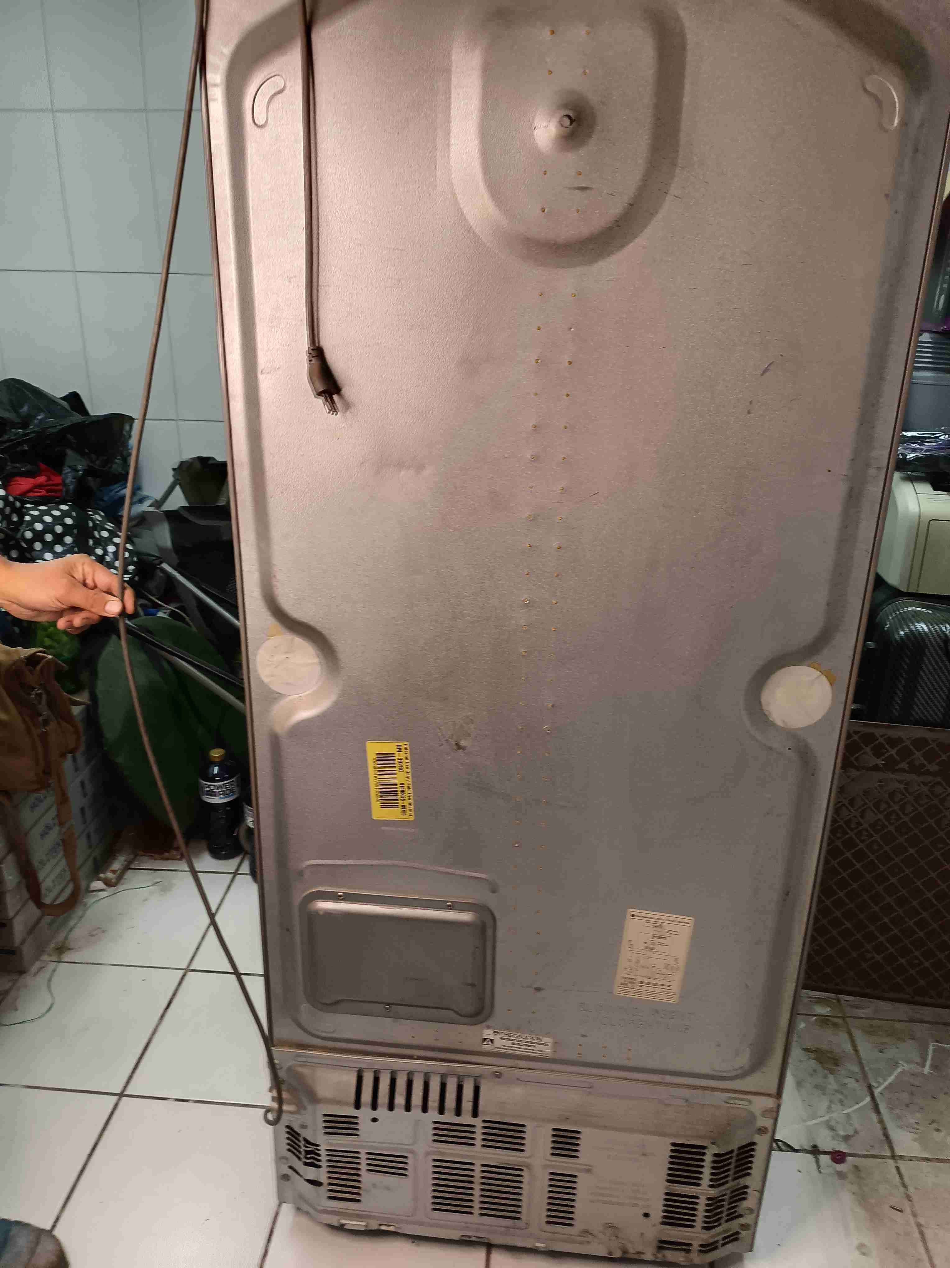 Refrigerador LG plata usado - 3