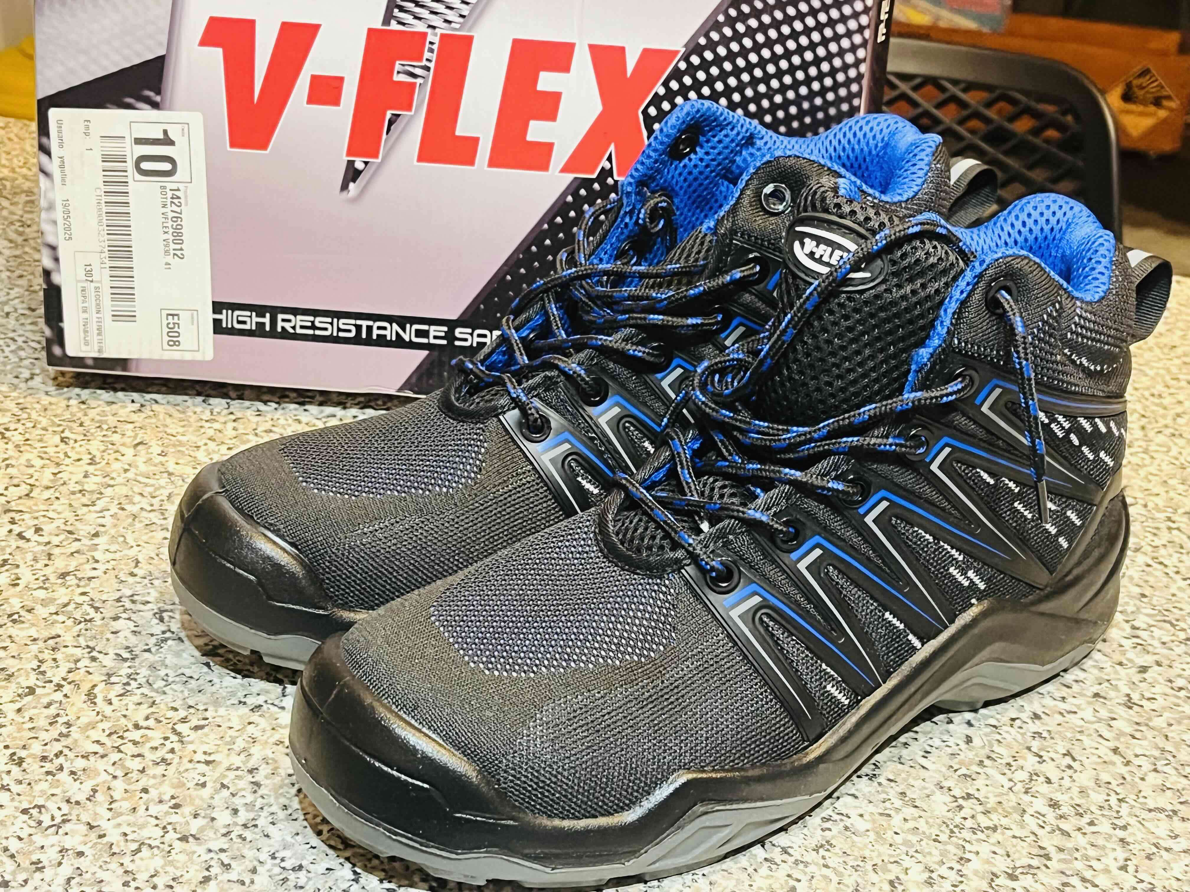 Zapatos de seguridad V-FLEX negros - miniatura 1