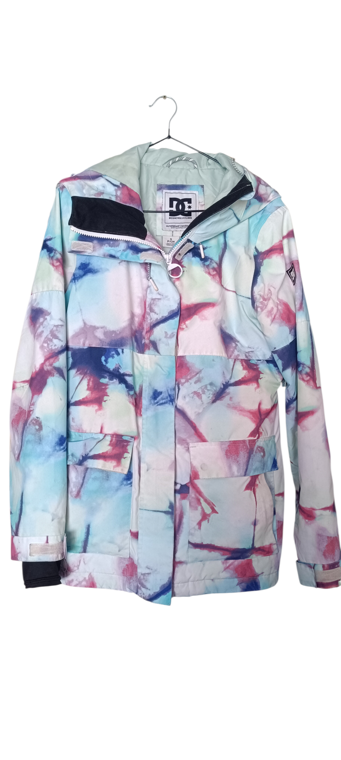 Chaqueta impermeable estampada