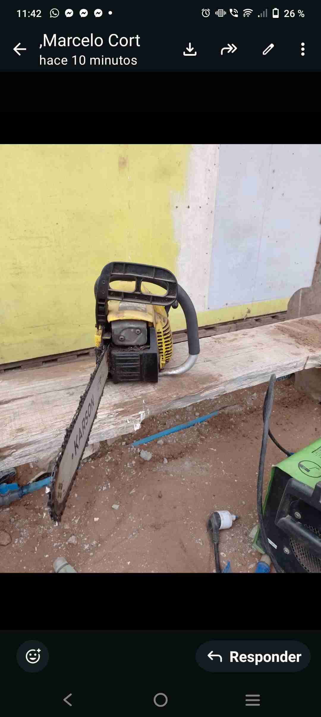 Motosierra Karson amarilla - 2